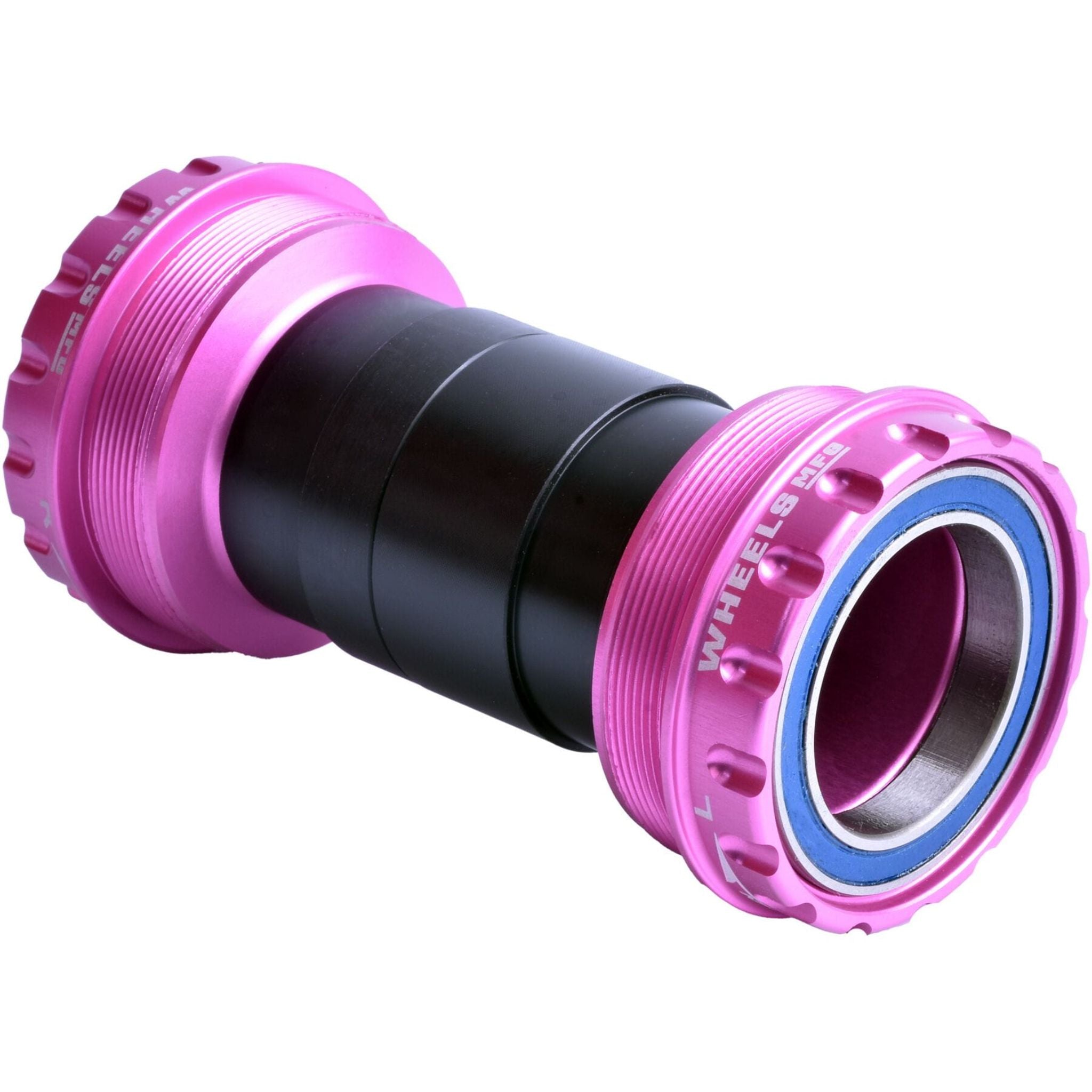 Wheels Manufacturing T47 Outboard Angular Contact Bottom Bracket For 30mm Cranks Pink / 30 mm