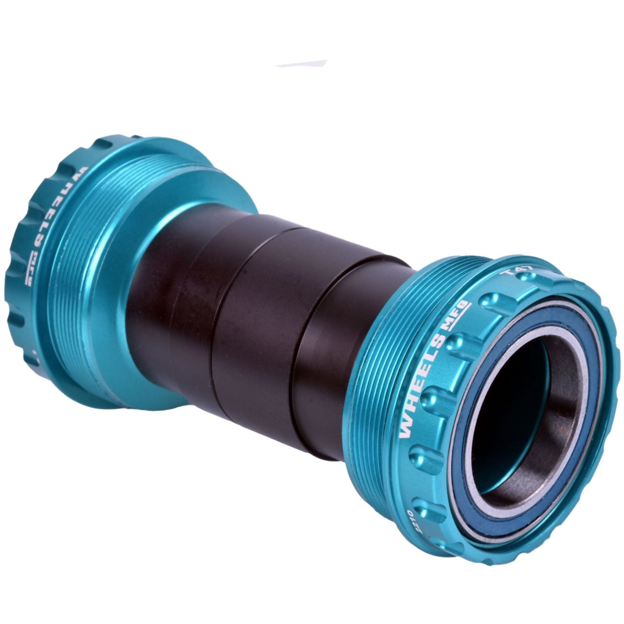 Wheels Manufacturing T47 Outboard Angular Contact Bottom Bracket For 30mm Cranks Teal / 30 mm