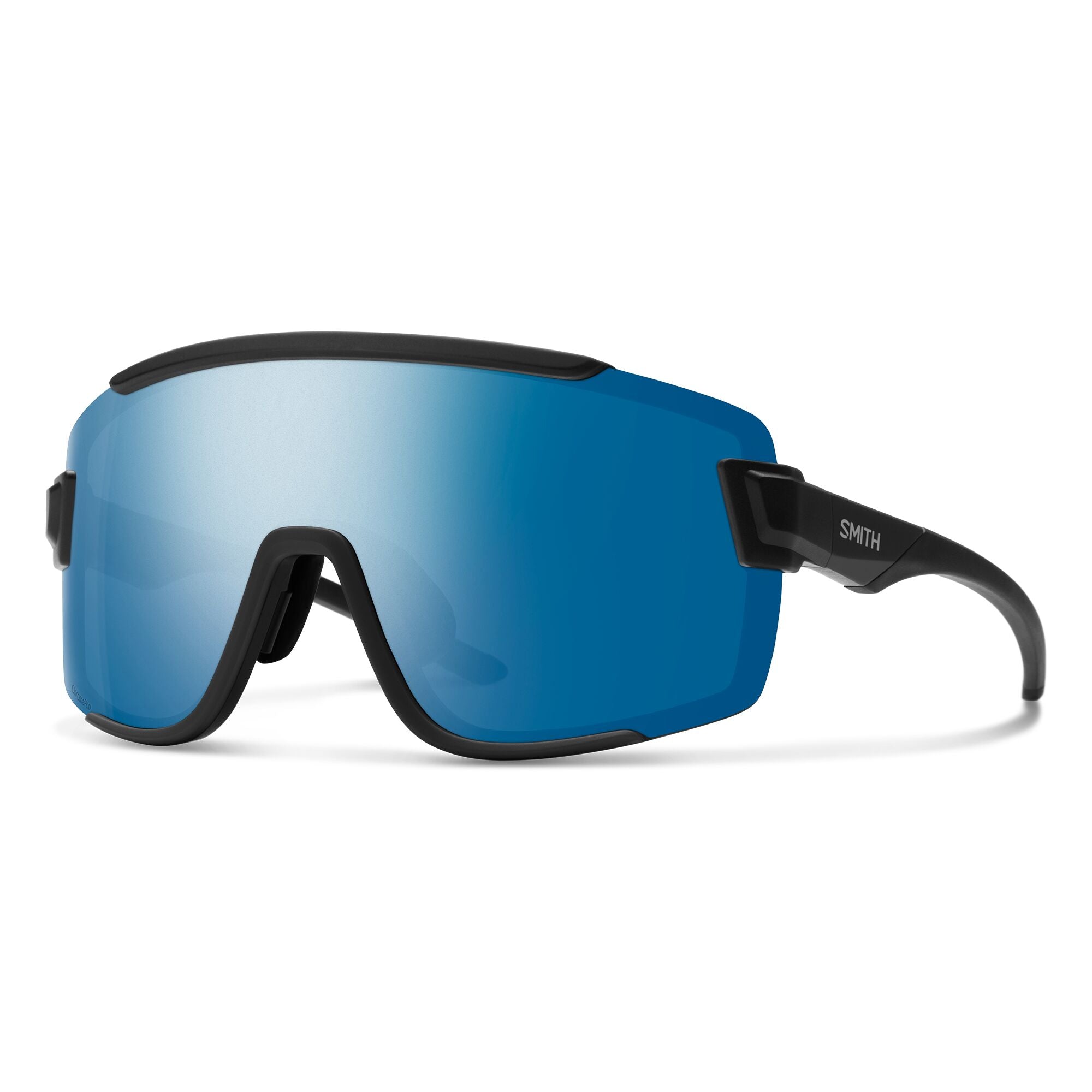 Wildcat Glasses Matte Black / ChromaPop Polarized Blue Mirror