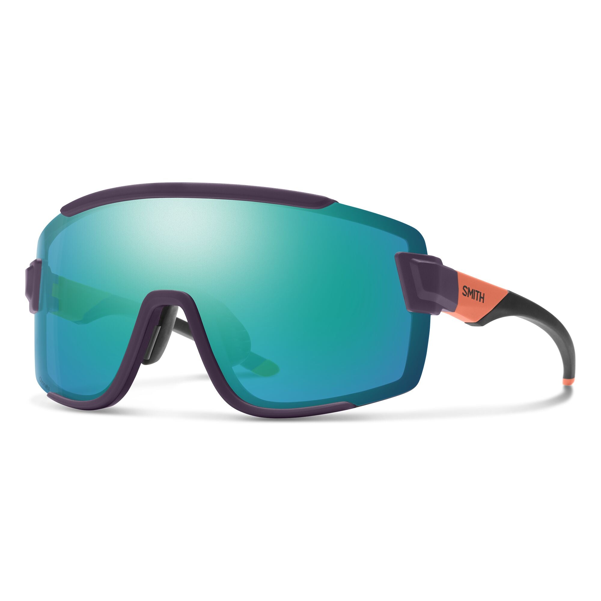 Wildcat Glasses Matte Purple / Cinder / Hi Viz / ChromaPop Opal Mirror