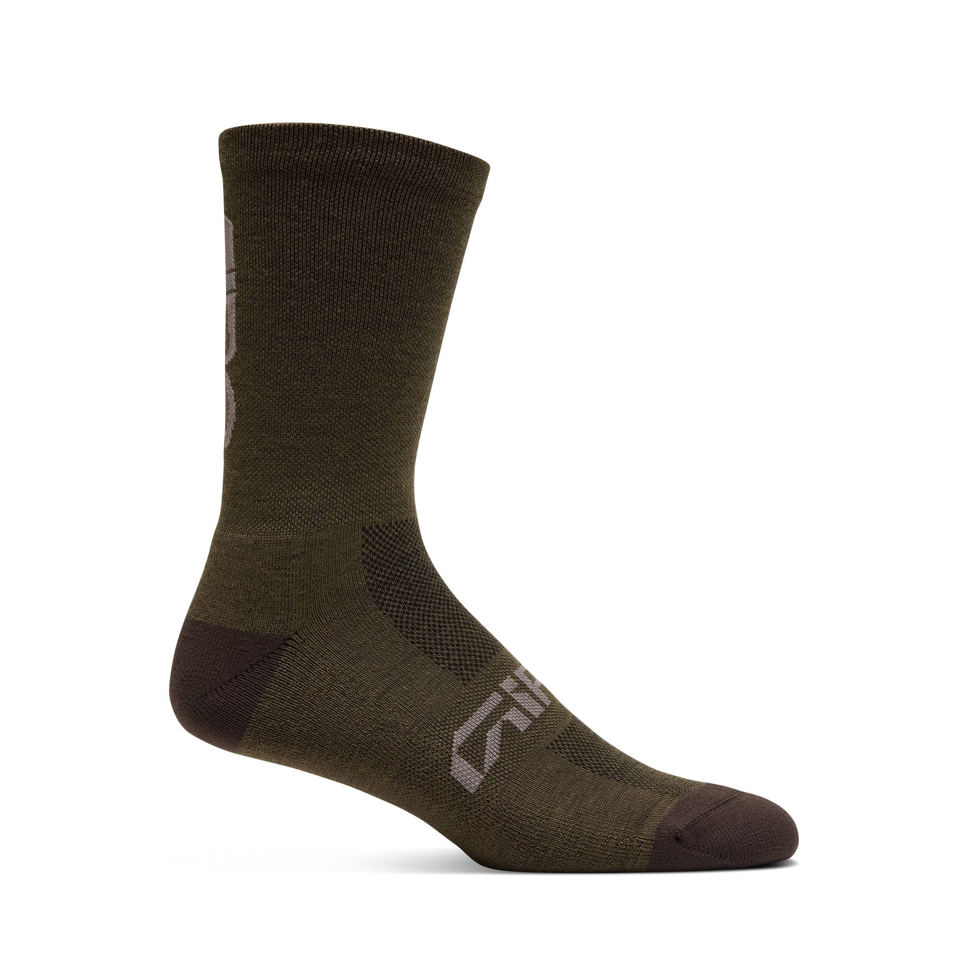 Winter Merino Wool Socks Dark Sage / L