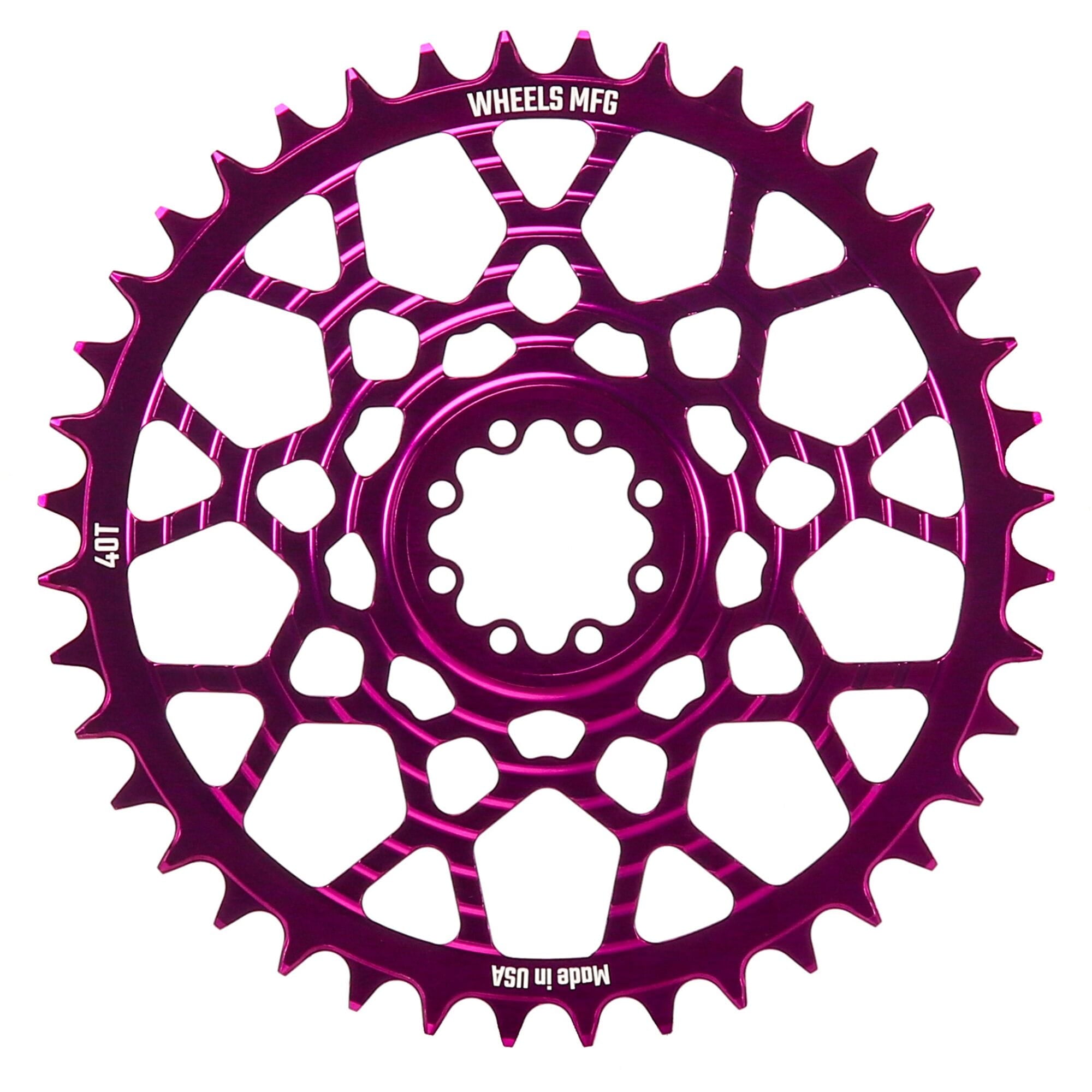 Wheels Manufacturing SRAM Direct Mount 8-Bolt Gravel Chainring - Purple