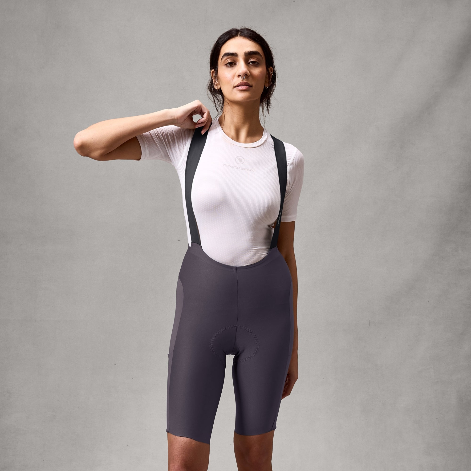 Women's Alltrack Ride Bibshort Carbon Grey / XXS