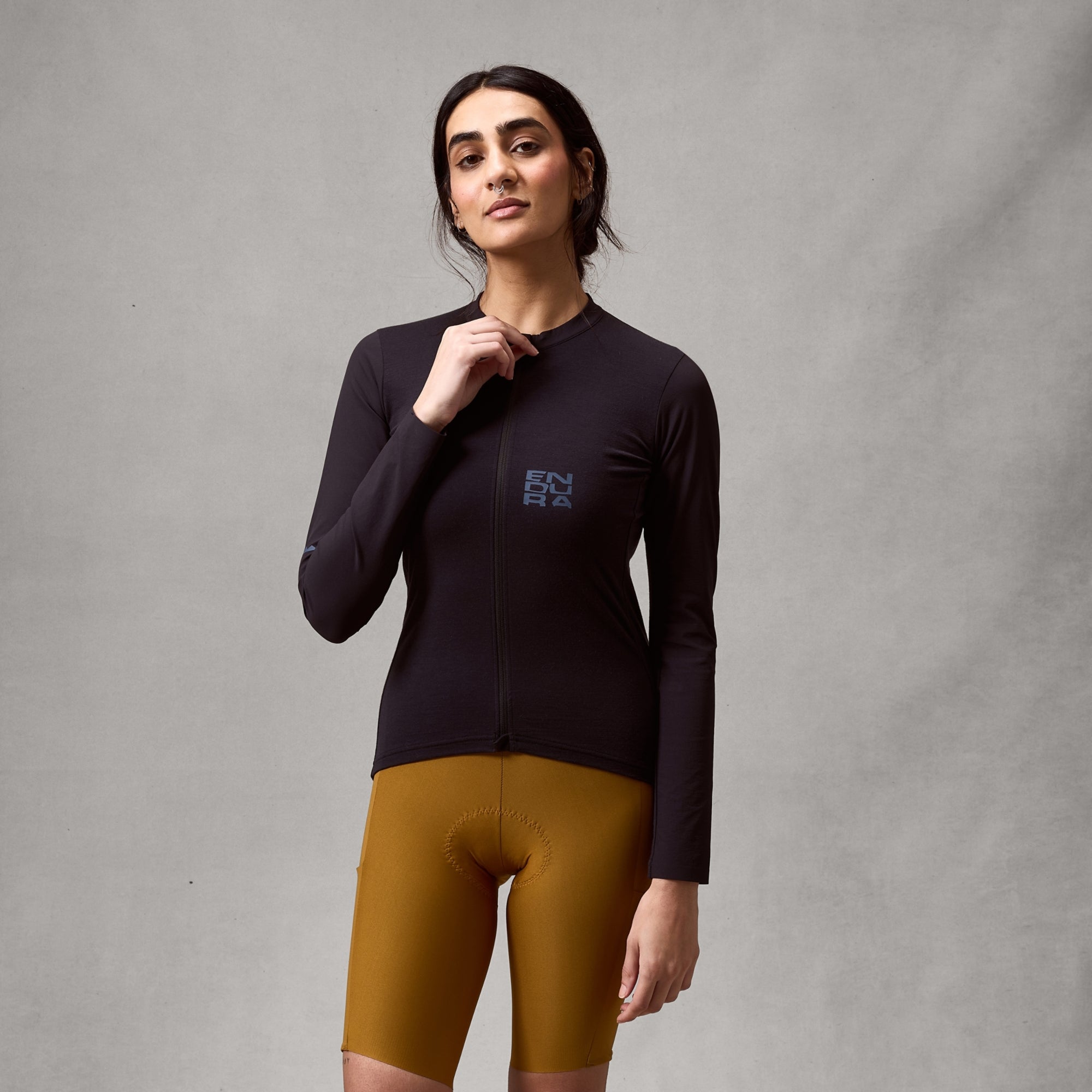 Women's Alltrack Ride L/S Jersey Black / XS
