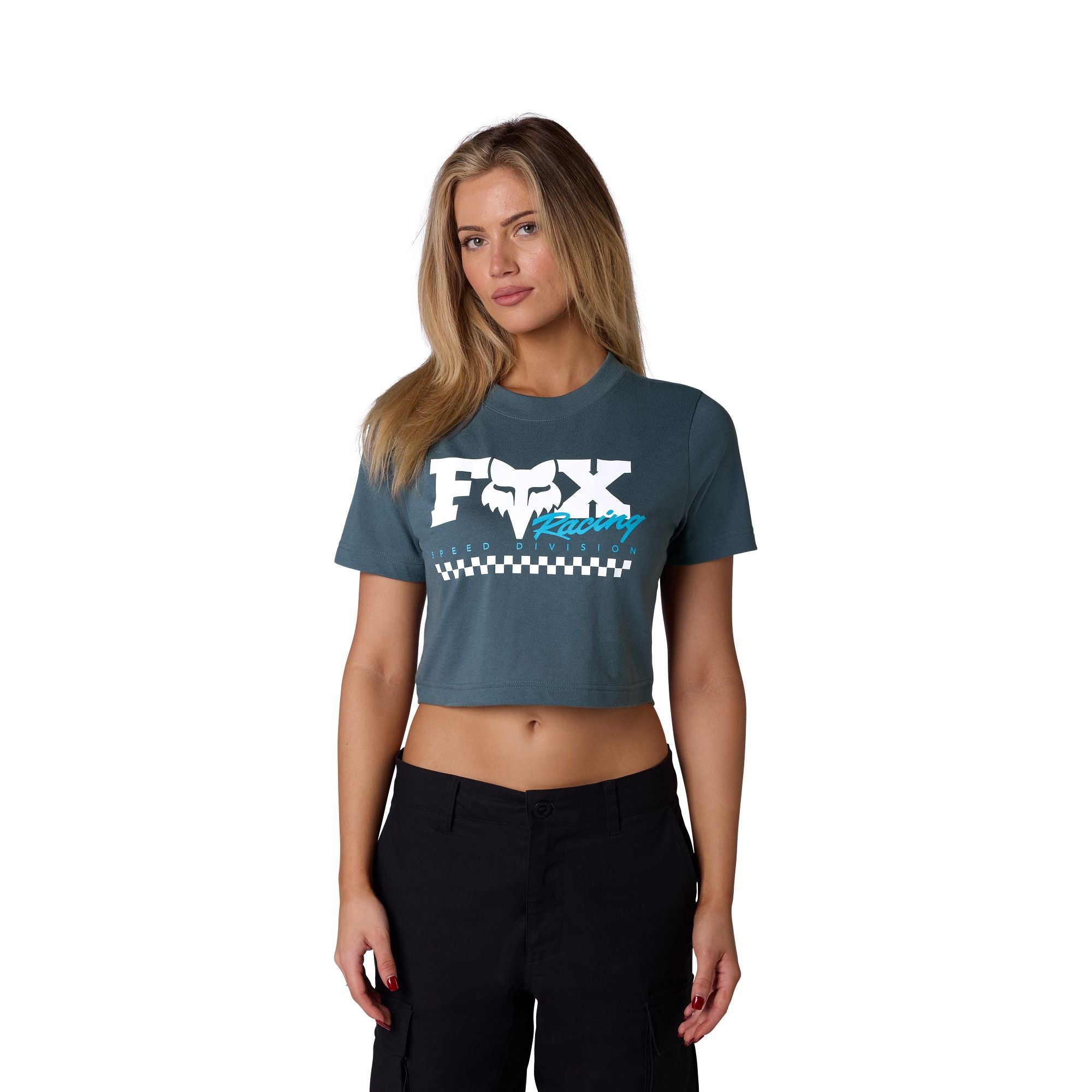 Women's Checker Baby Tee