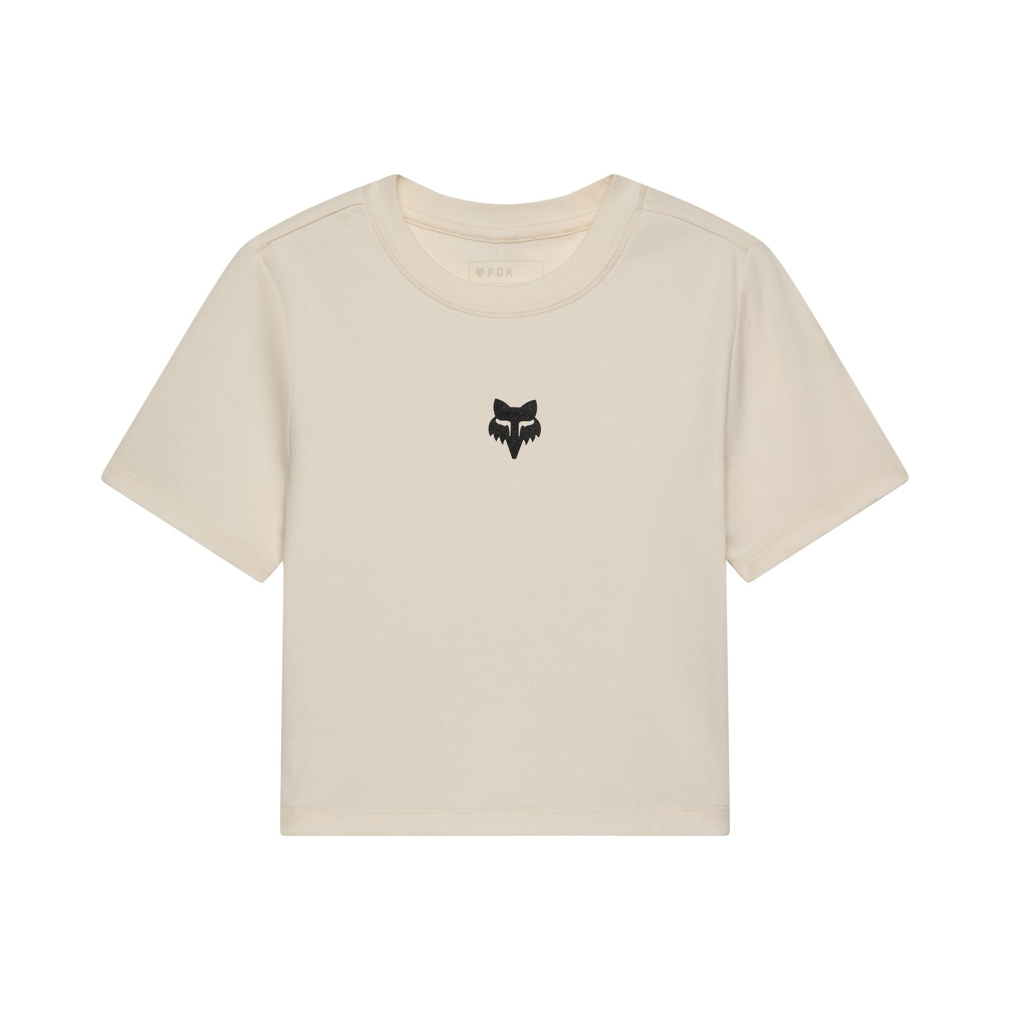 Women's Fox Head Rib Baby Tee Off White / XS