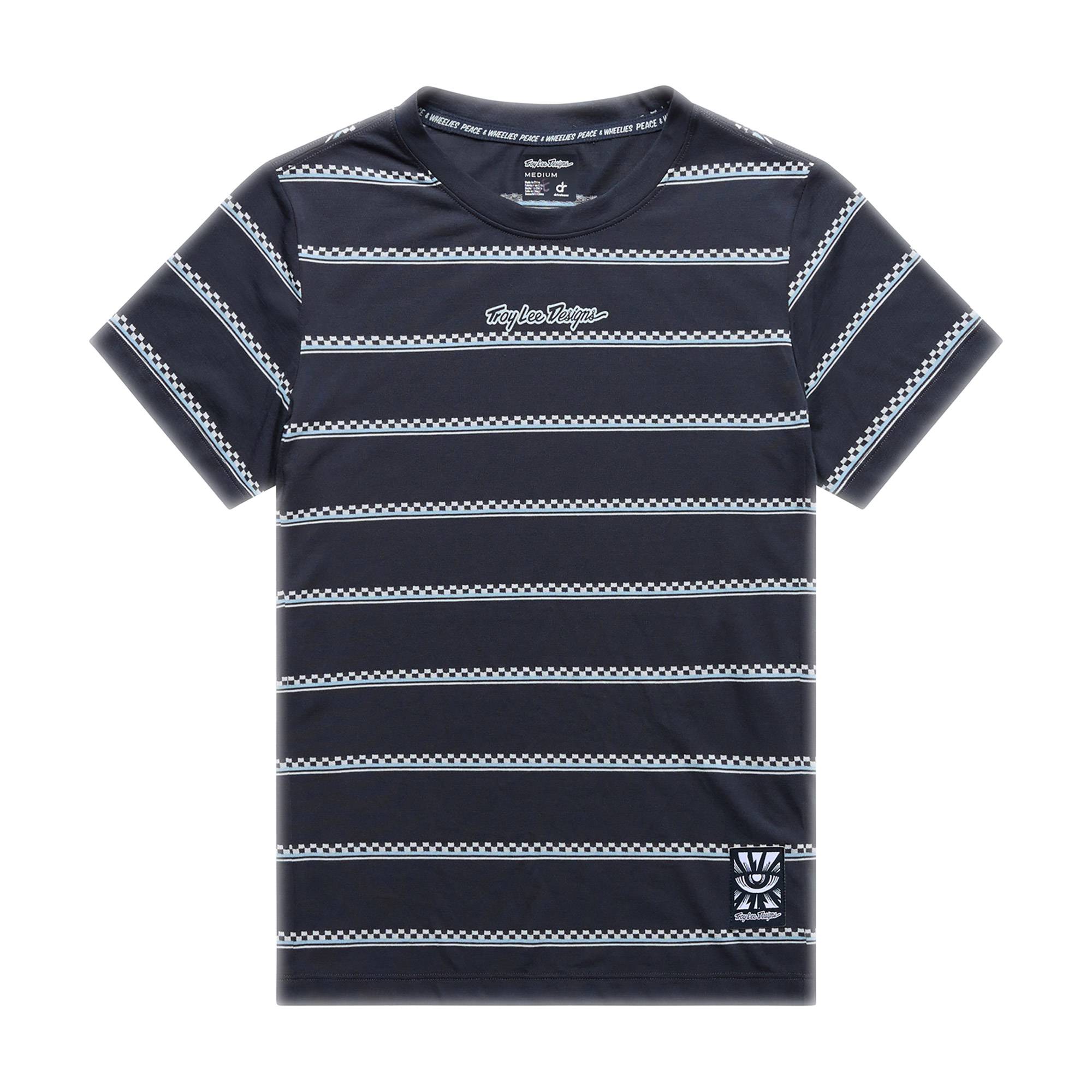 Women's Lilium Ride Short Sleeve Tee Checked Out - Carbon / XS