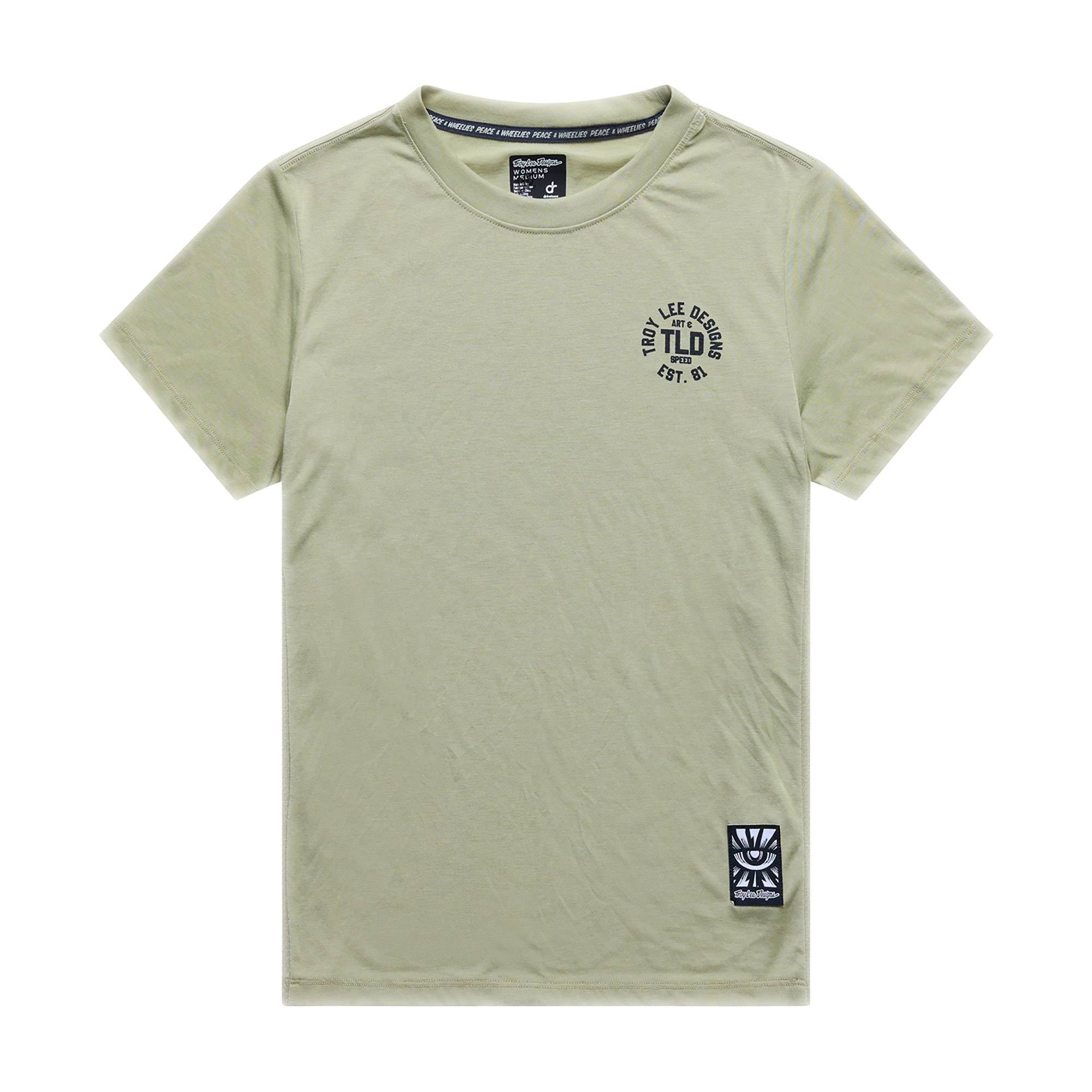 Women's Lilium Ride Short Sleeve Tee Stamps - Sage / XS