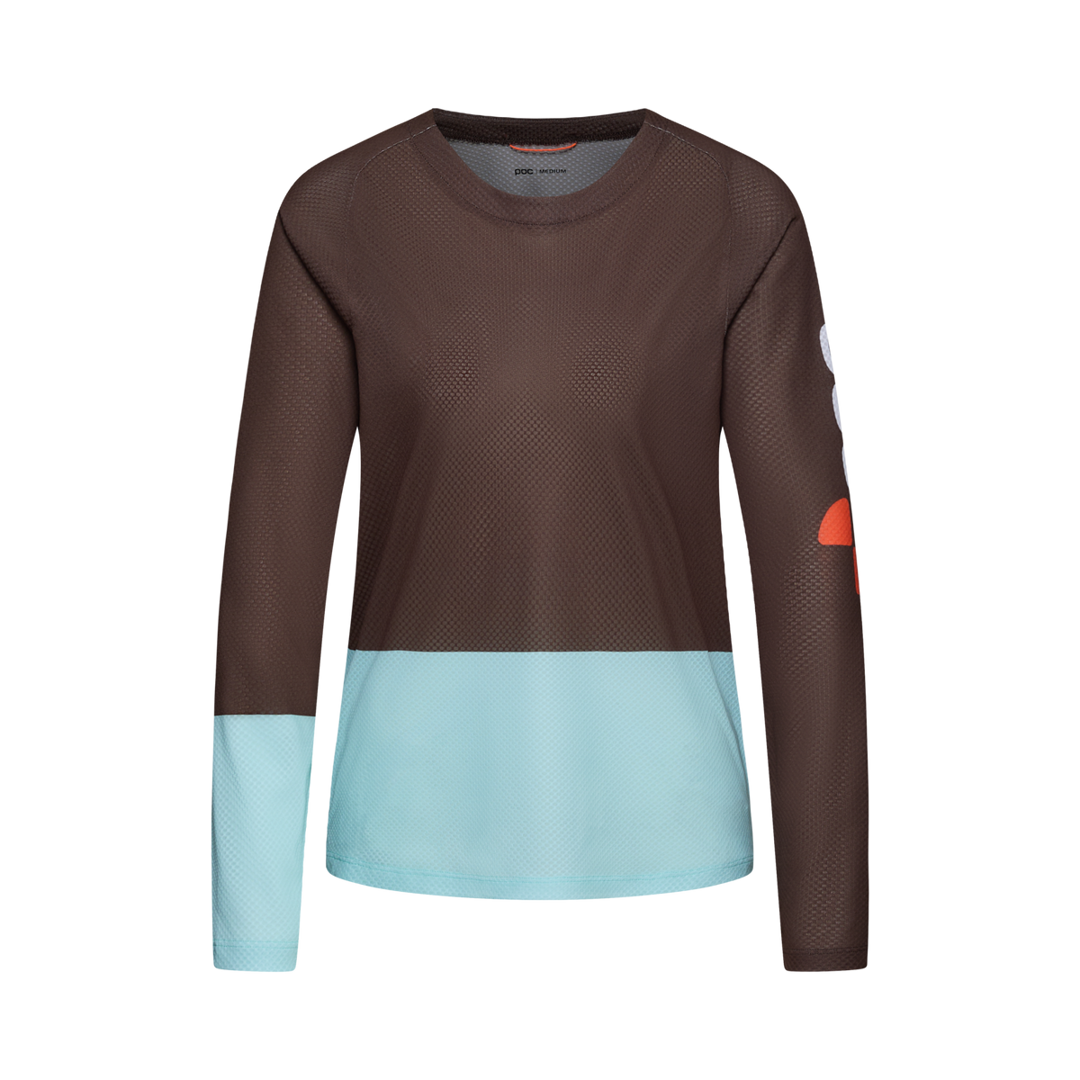 Women's Motion Air L/S Jersey Bronzite Brown/Lazurite Blue / XS