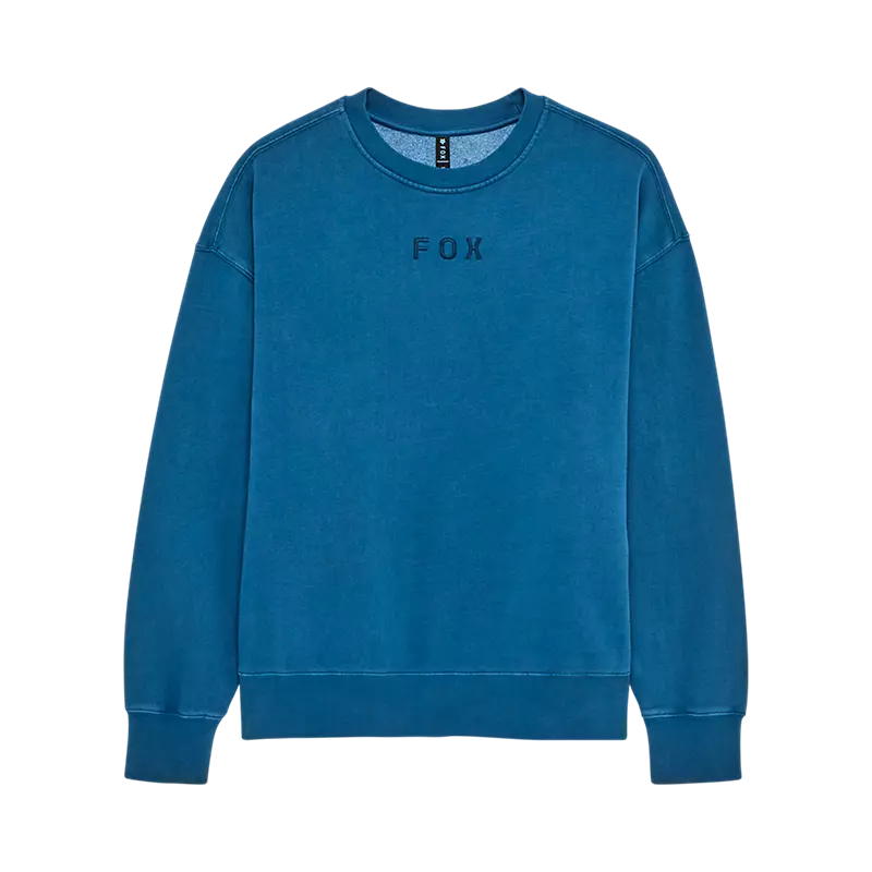 Wordmark Oversized Fleece Crew Twilight / S
