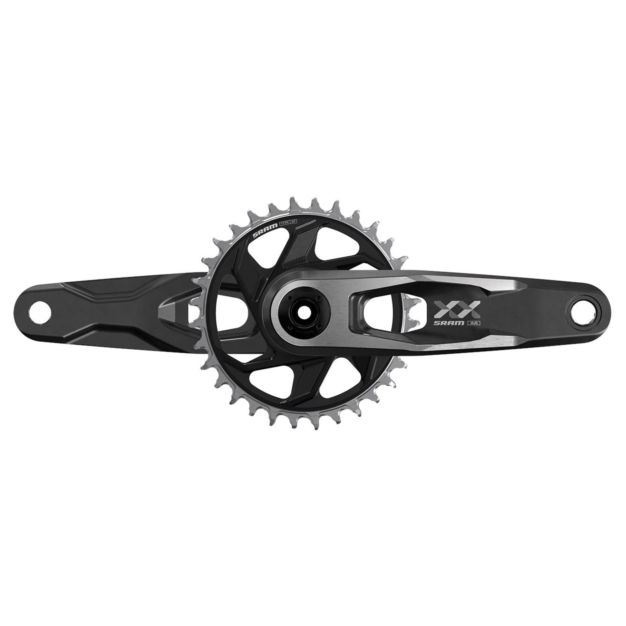 XX DH T-Type Crankset Black / 165mm / 56.5mm