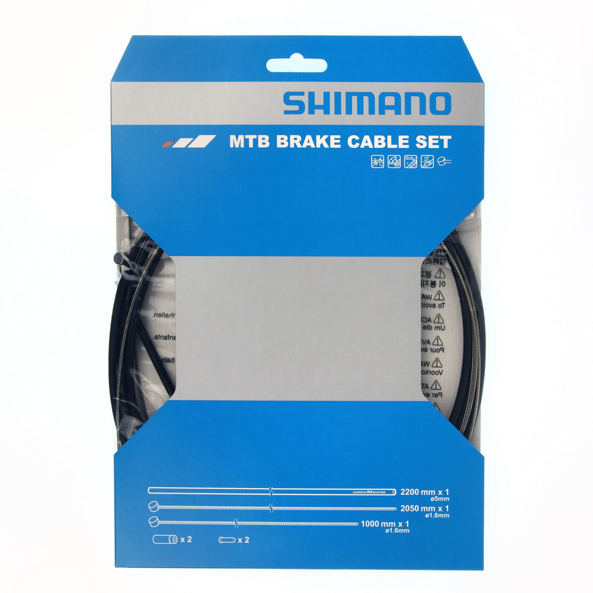 Shimano MTB Brake Cable Set with Stainless Steel Inner