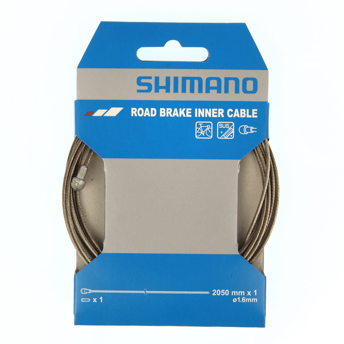 Shimano Road Stainless Steel Inner Brake Cable 1.6 x 2050mm