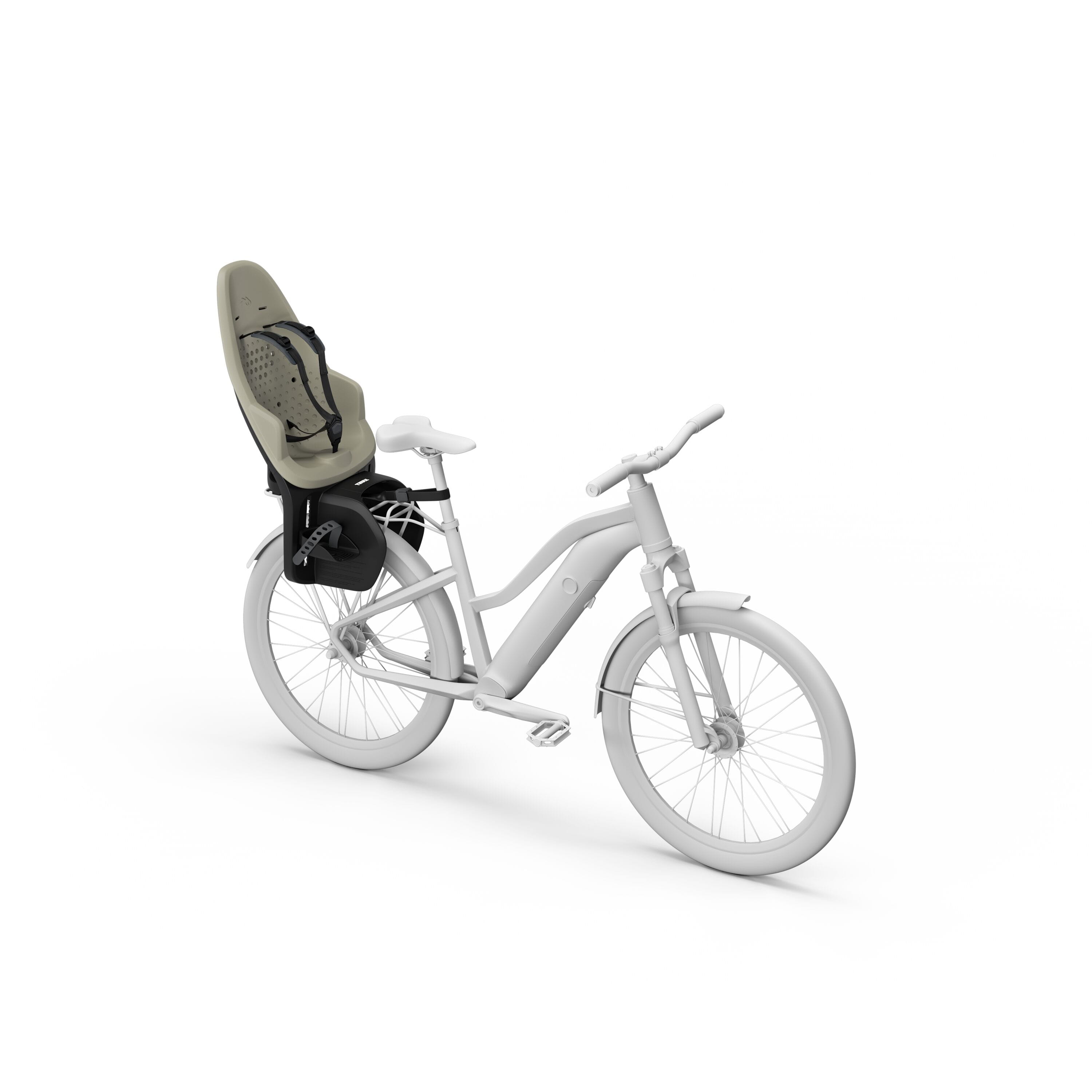 Yepp 2 Maxi Rack Mounted Childseat - MIK HD Soft Sand