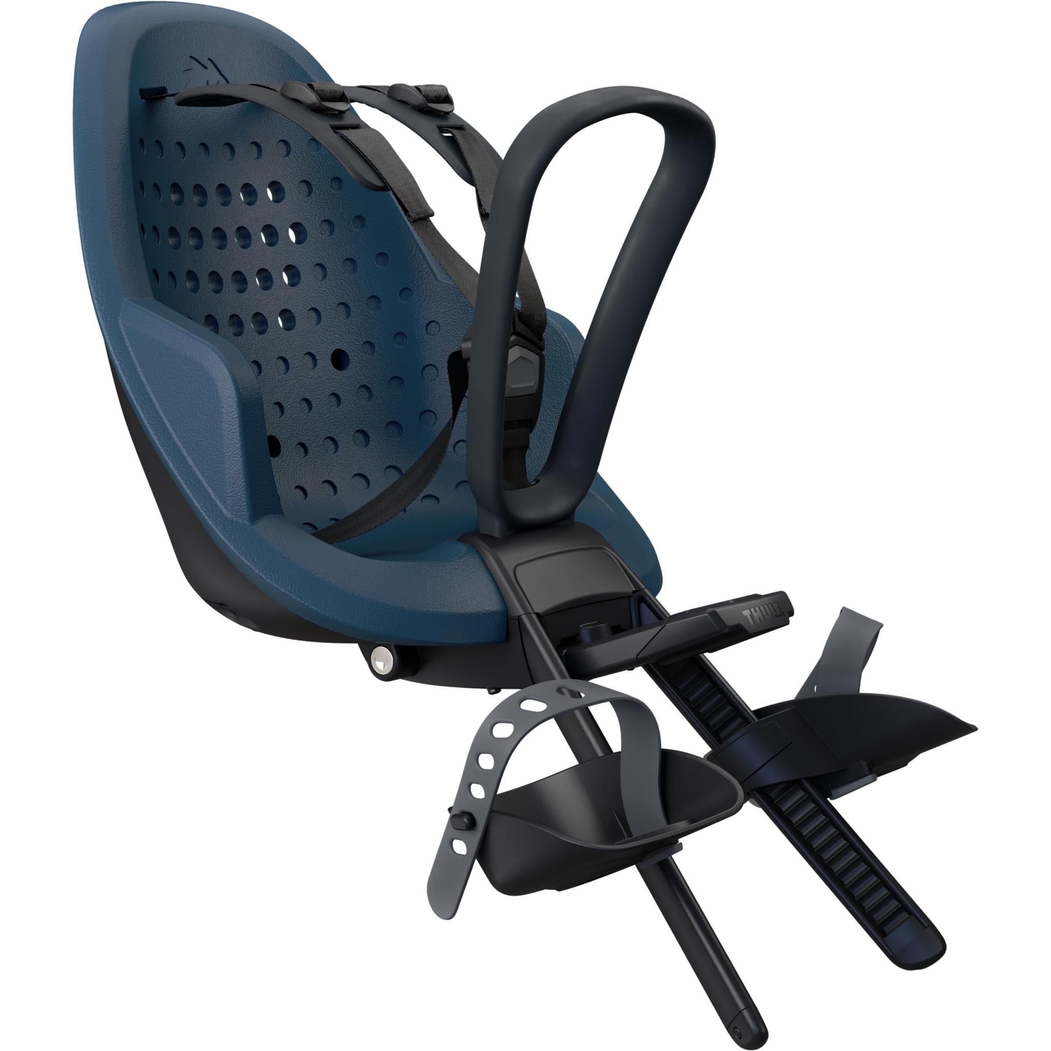 Yepp 2 Mini front seat, stem mount Majolica Blue
