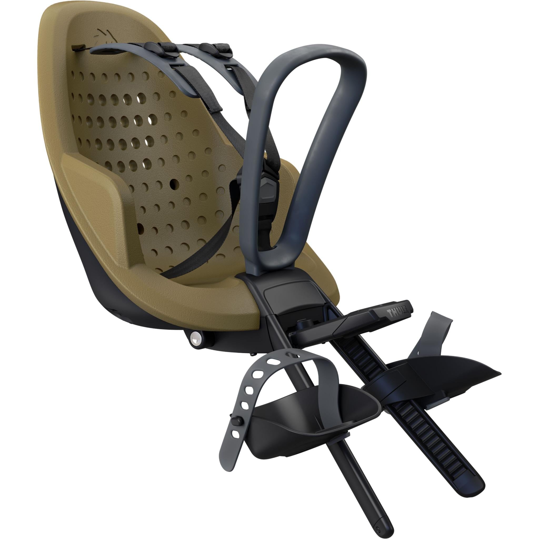 Yepp 2 Mini front seat, stem mount Nutria Green