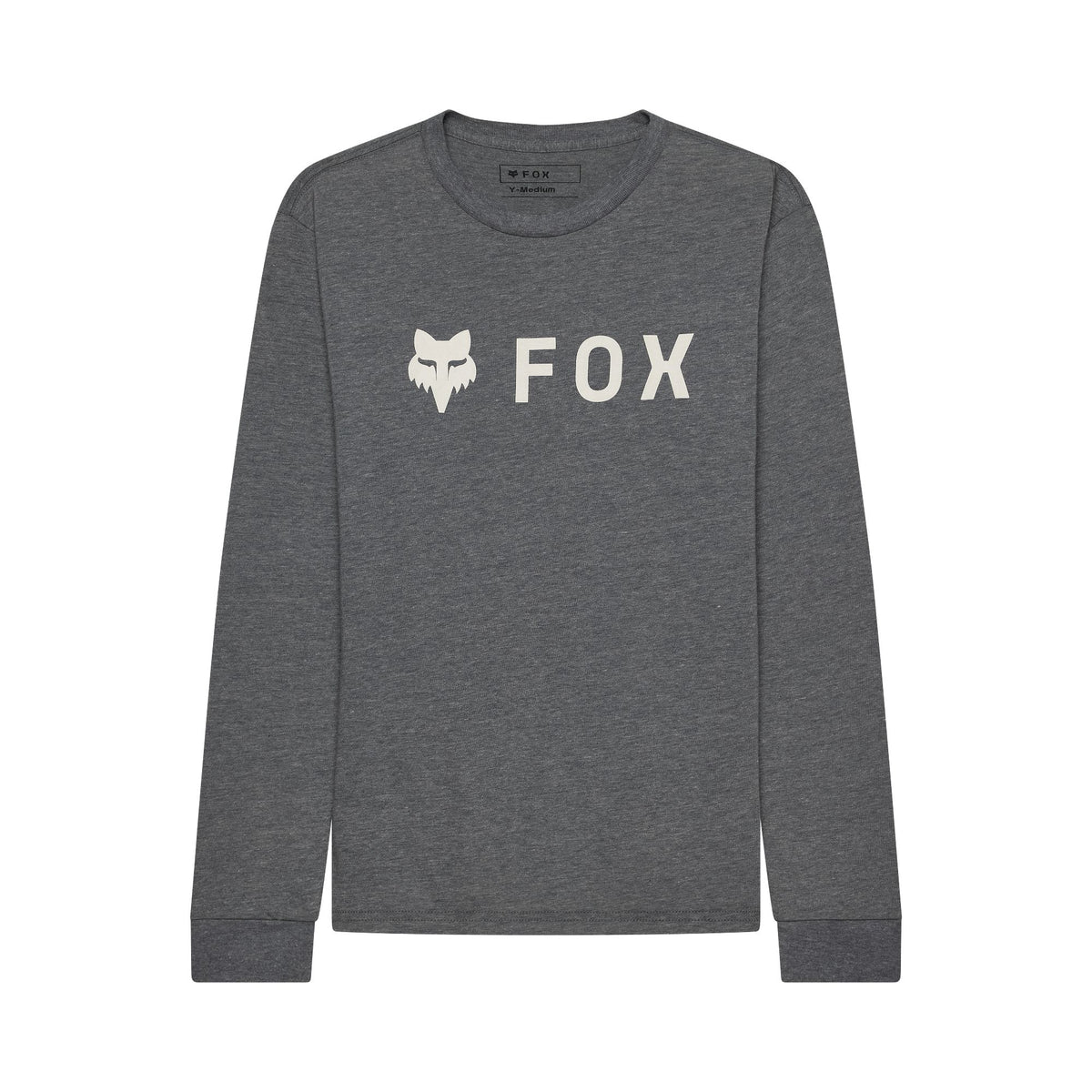 Youth Absolute LS Tee Heather Dark Grey / YS