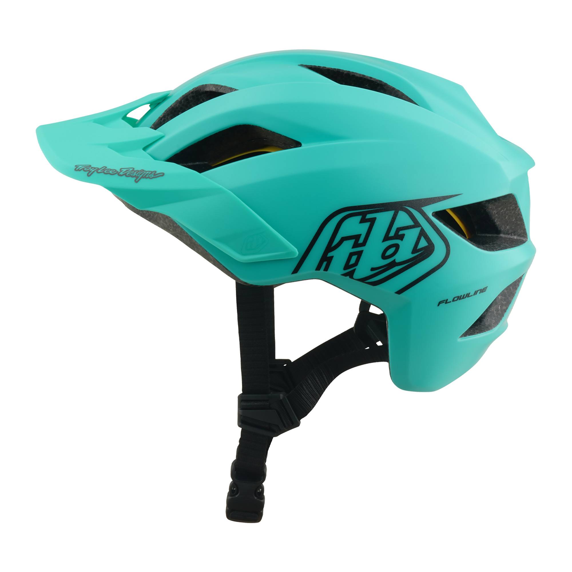 Youth Flowline Helmet Point - Charcoal/Real Teal / 0