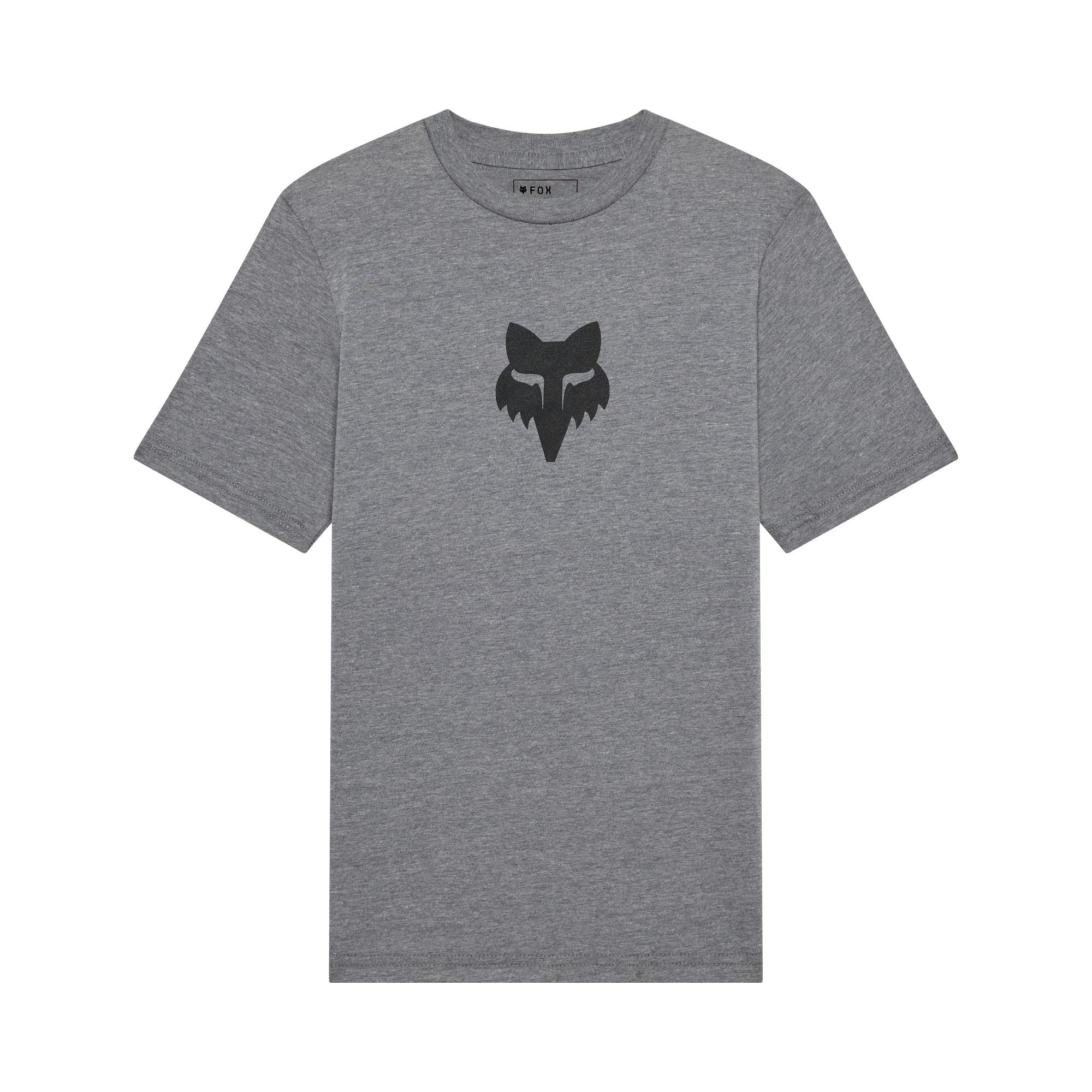 Youth Fox Head Tee Heather Dark Grey / YS