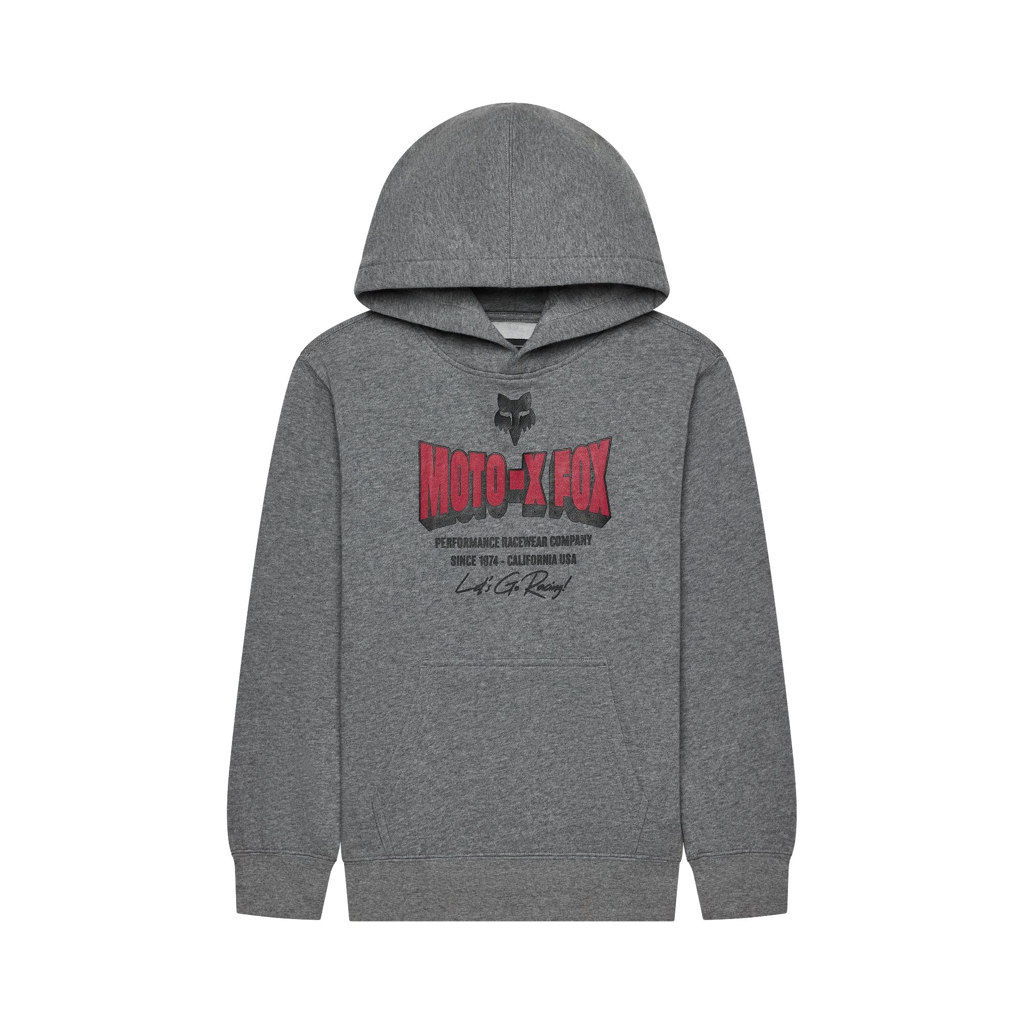 Youth Go Race Fleece PO Heather Graphite / YS