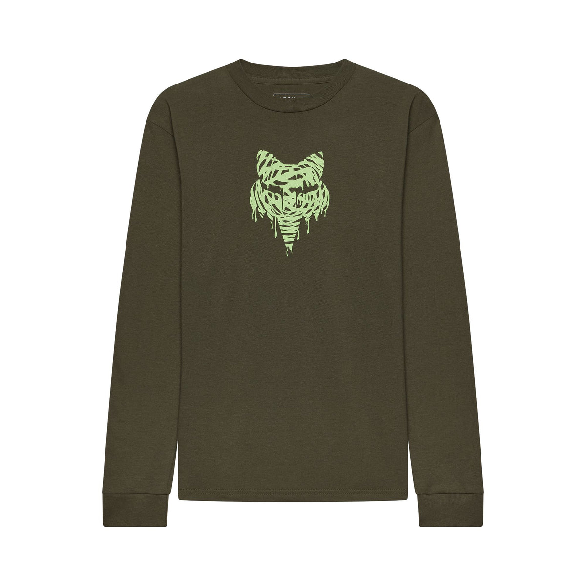 Youth Roughcut LS Tee Dark Green / YS