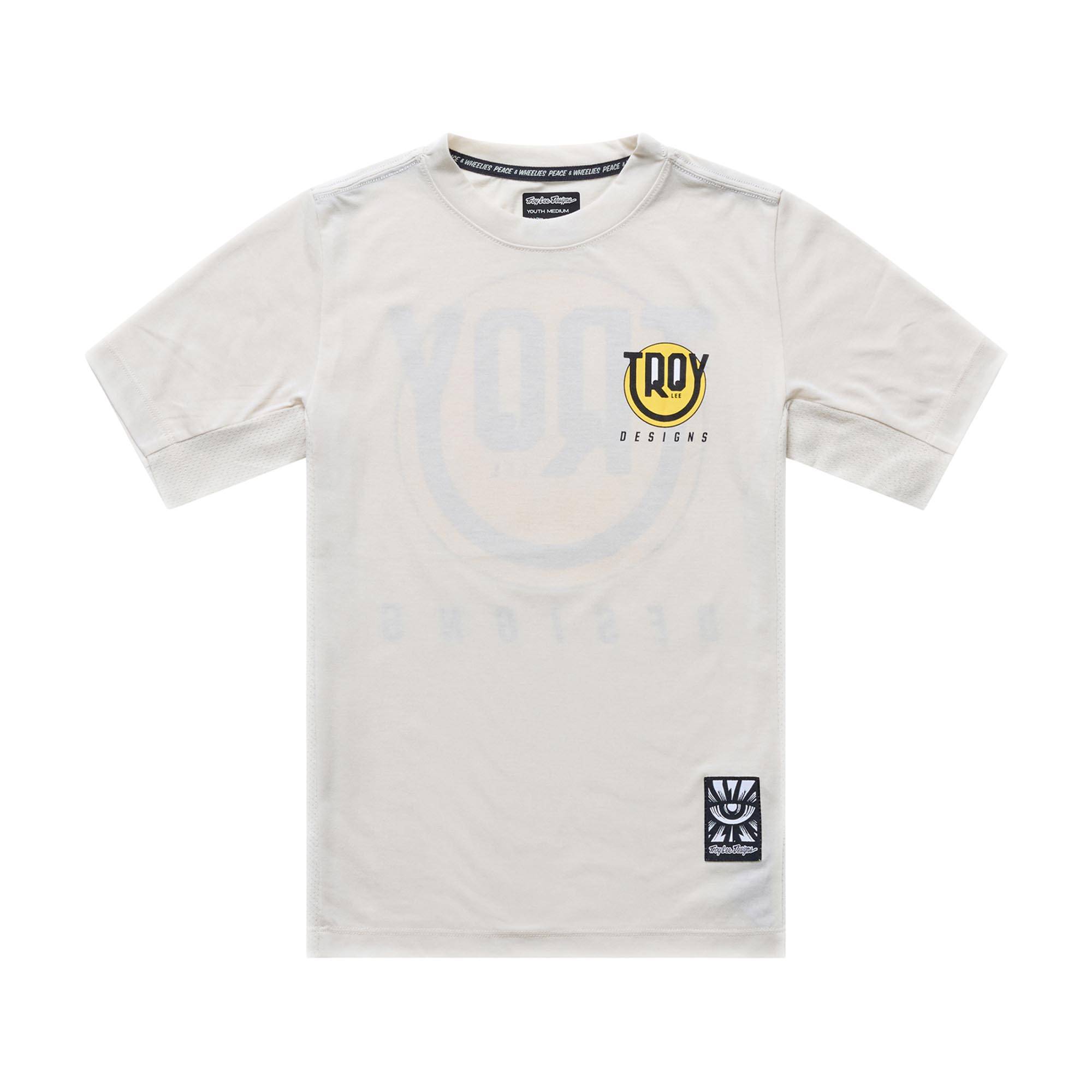 Youth Skyline Ride Short Sleeve Tee Happy - Pumice / XS