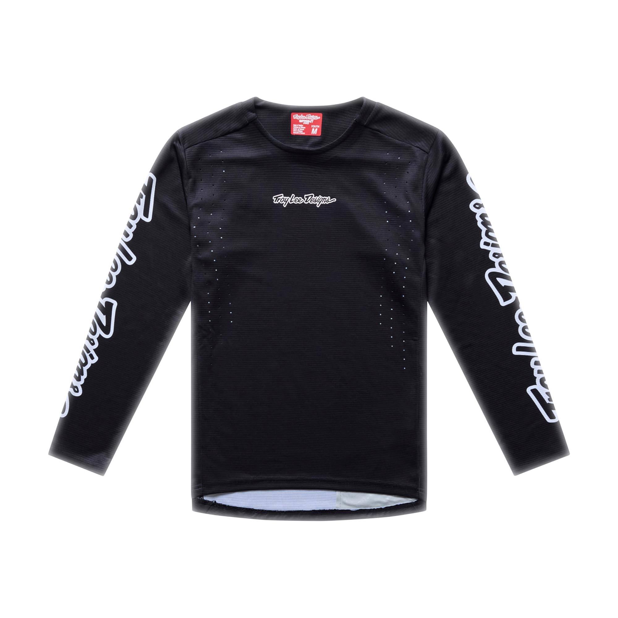 Youth Sprint Pro Jersey Mono - Black / XS