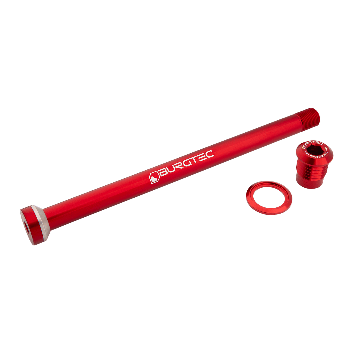 YT 172.5mm Rear Axle Race Red