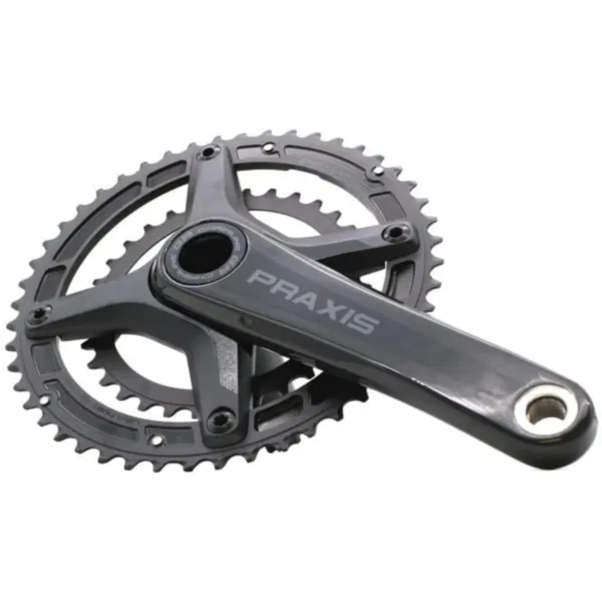 Zayante Carbon Gravel Double Chainset Black / 165mm - 48/32t