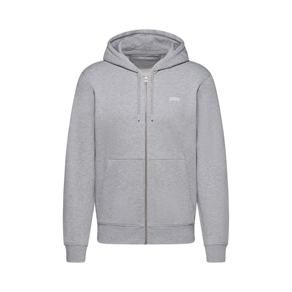 Zip Hoodie Grey Melange / XS