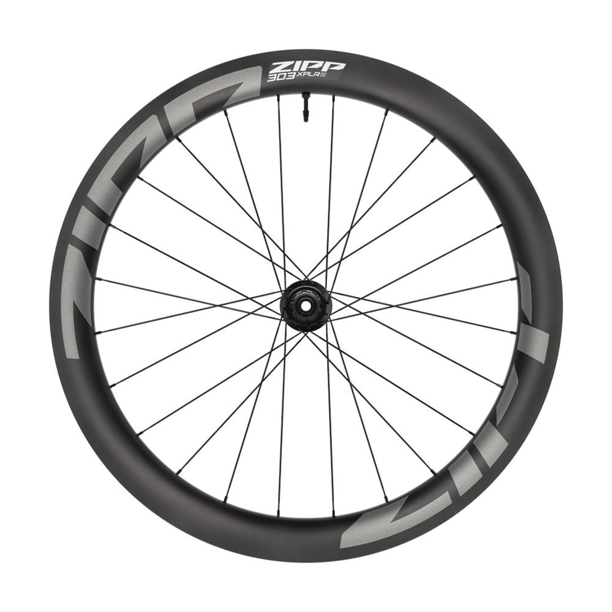 Zipp 303 XPLR S Carbon Gravel Wheels Black / Front 12 x 100mm