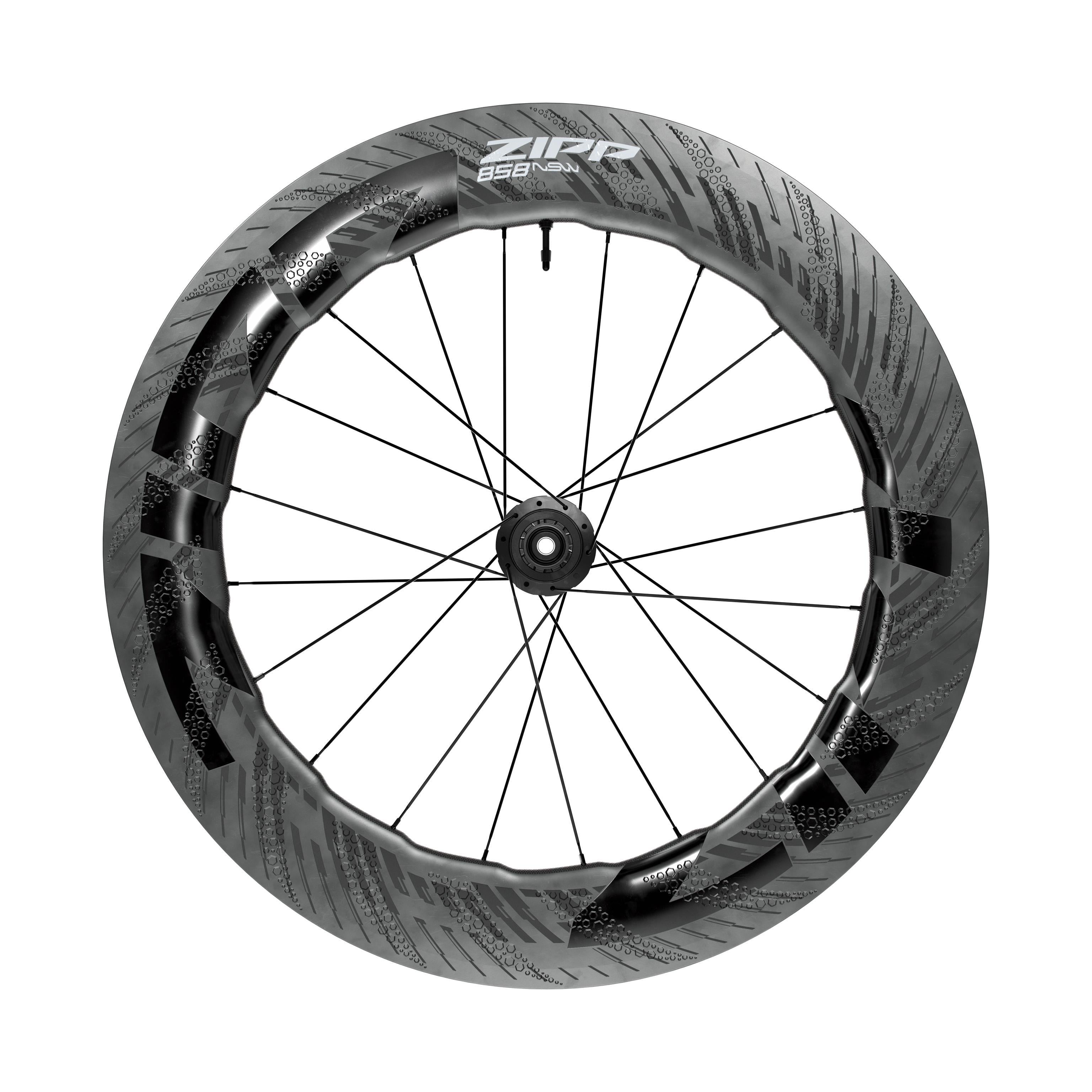 Zipp 858 NSW Carbon Disc Brake Rear Wheel Black / 12 x 142mm XDR