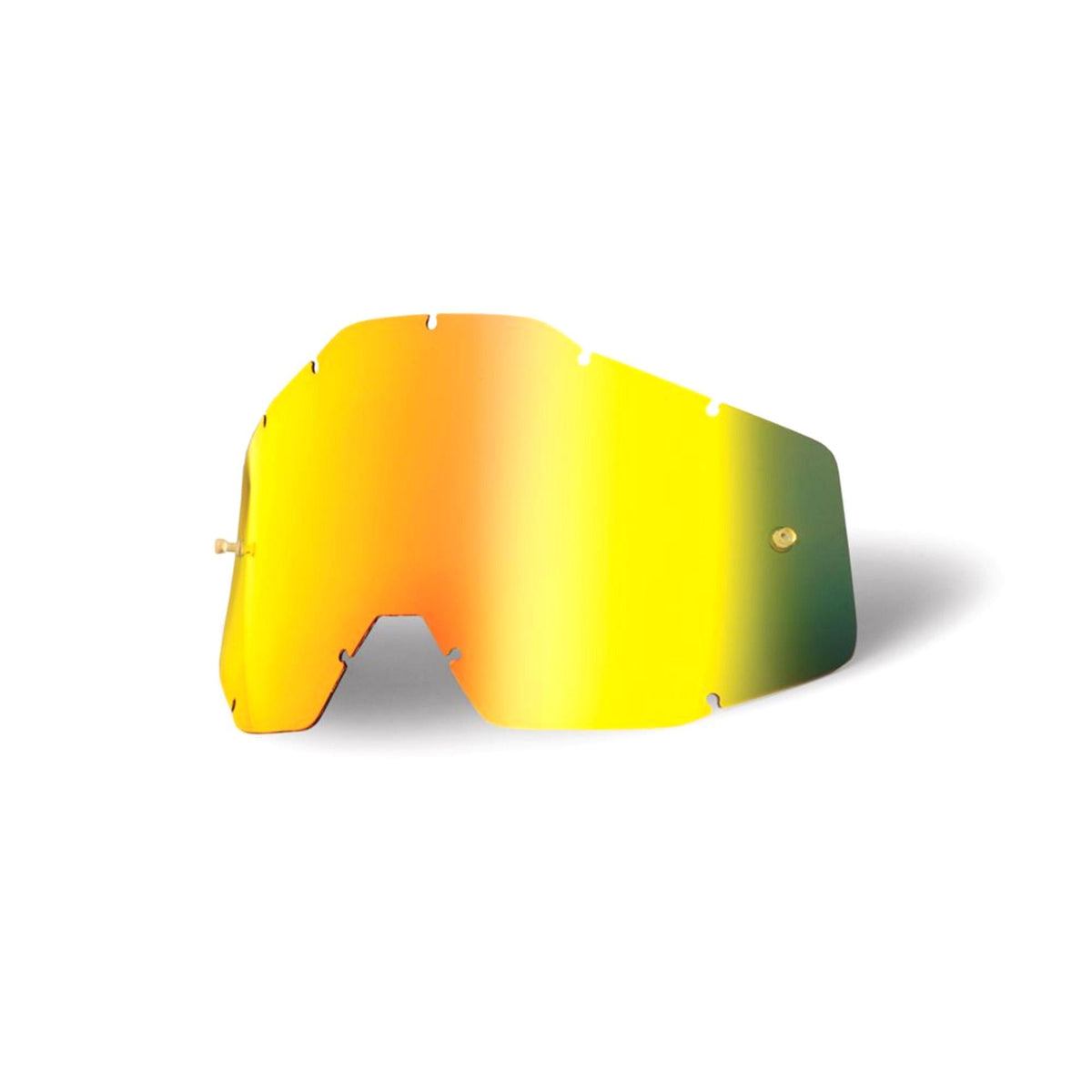 100% Accuri 1 / Racecraft 1 / Strata 1 Anti-Fog Replacement Lens Gold Mirror