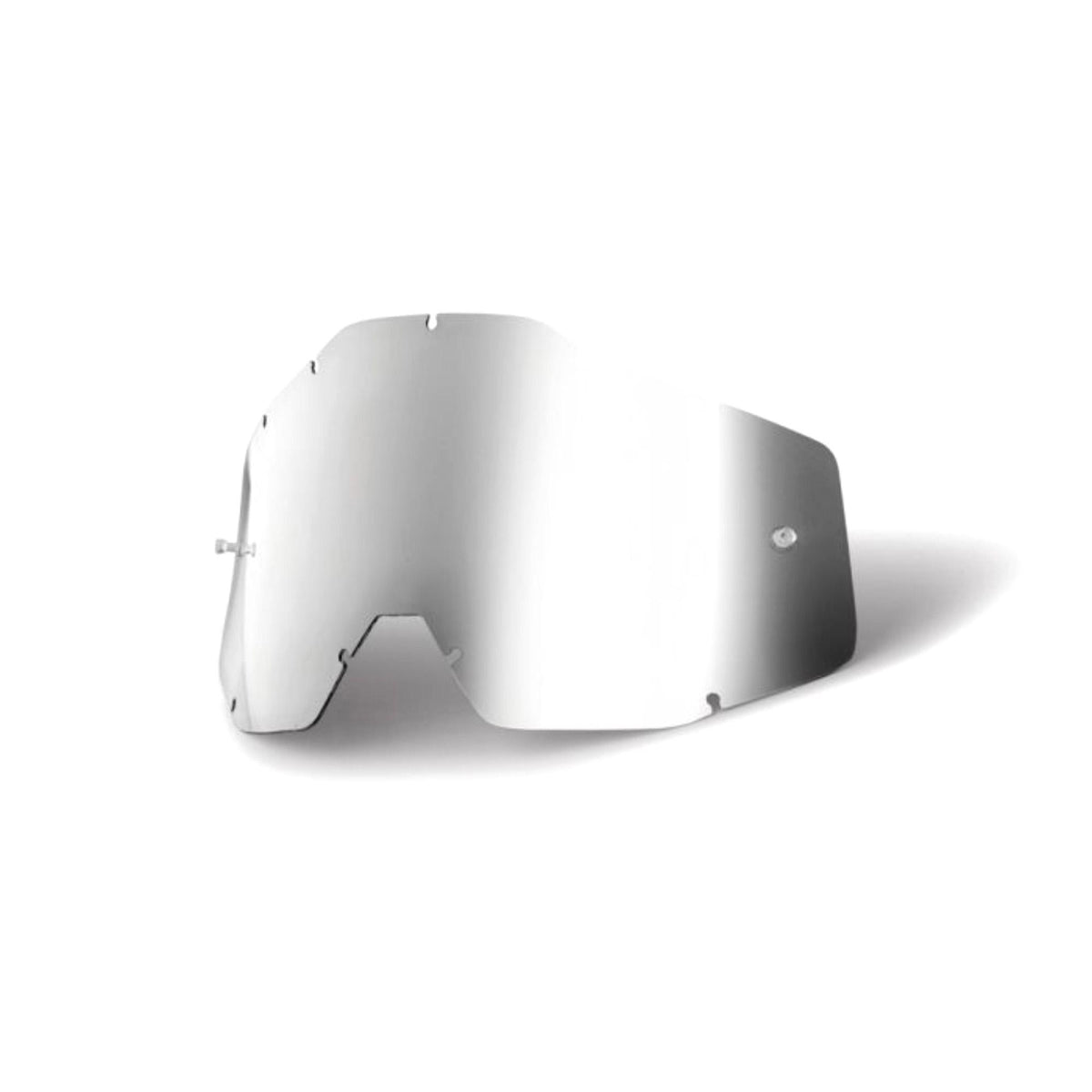 100% Accuri 1 / Racecraft 1 / Strata 1 Anti-Fog Replacement Lens Silver Mirror