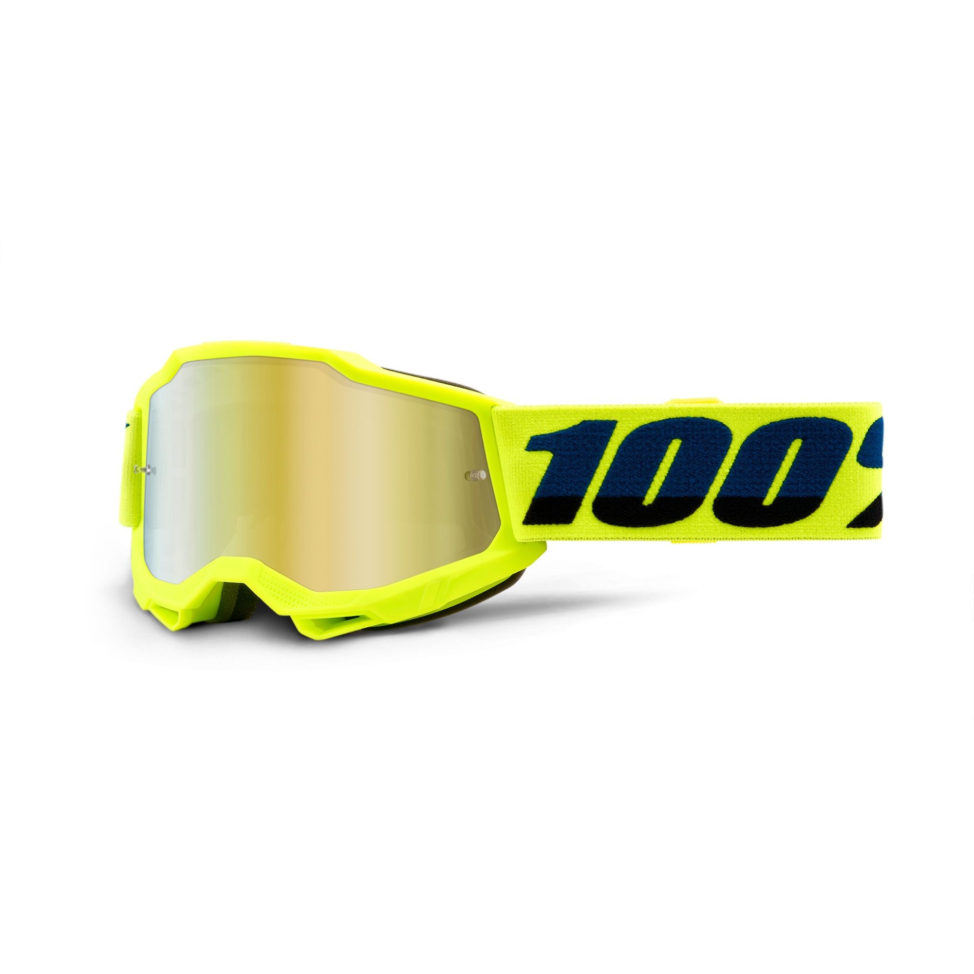 100% Accuri 2 Youth Goggles 2024 Yellow / Gold Mirror Lens