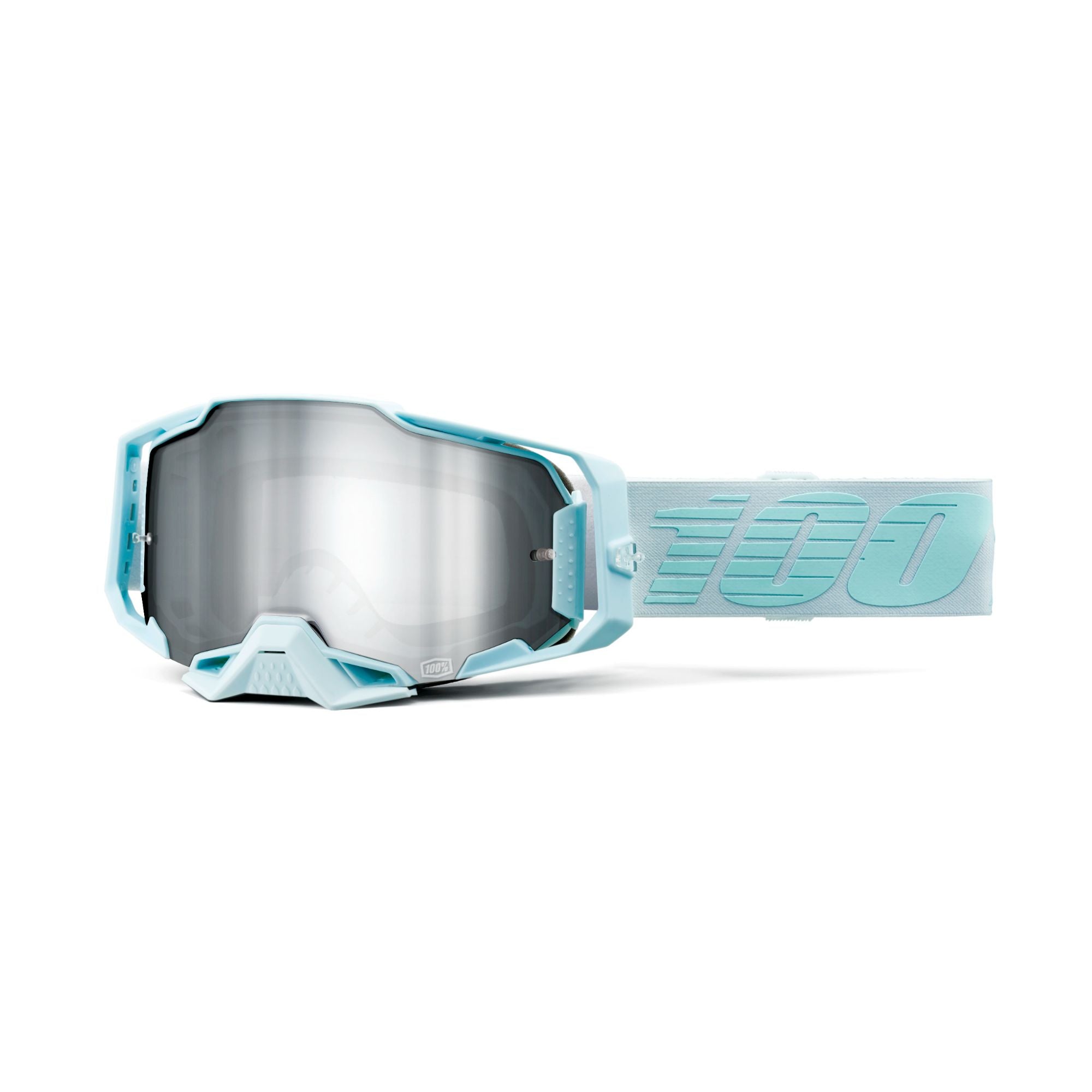 100% Armega Goggles 2023 Fargo / Mirror Silver Flash Lens