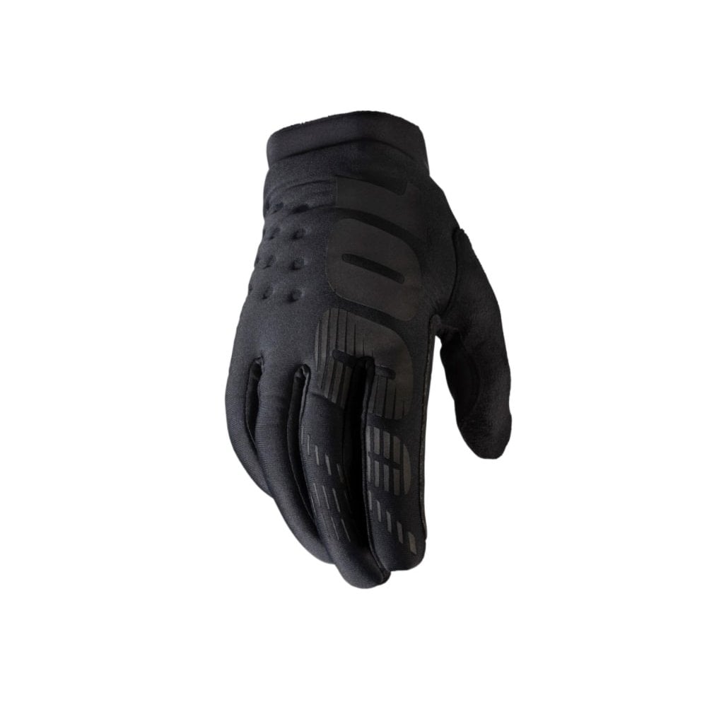 100% Brisker Glove 2021 Black/Grey / S