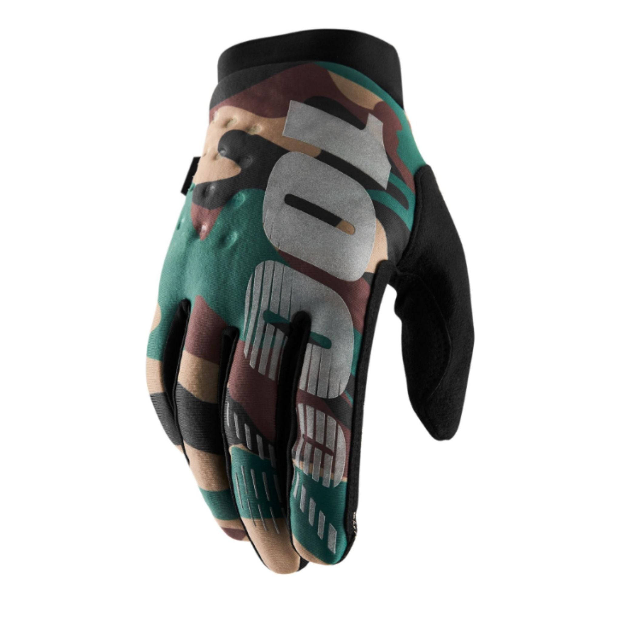 100% Brisker Glove 2021 Camo/Black / S