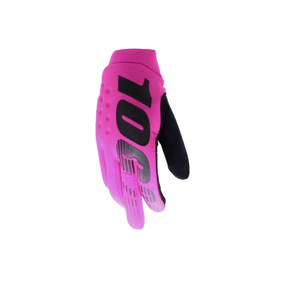 100% Brisker Glove 2021 Neon Pink / S