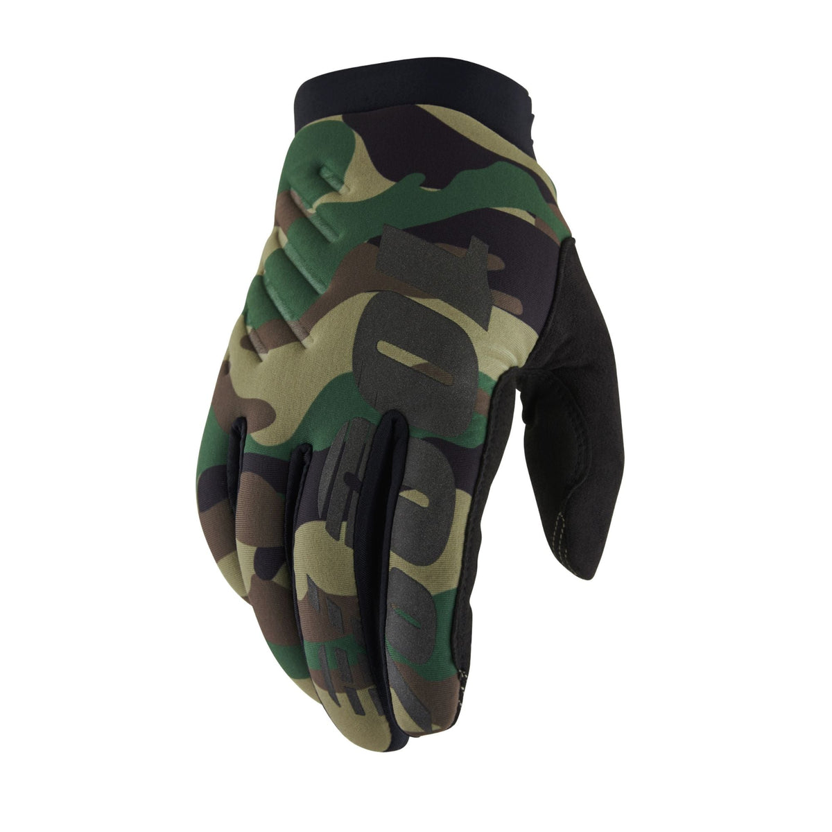 100% Brisker Gloves Camo / Black / S