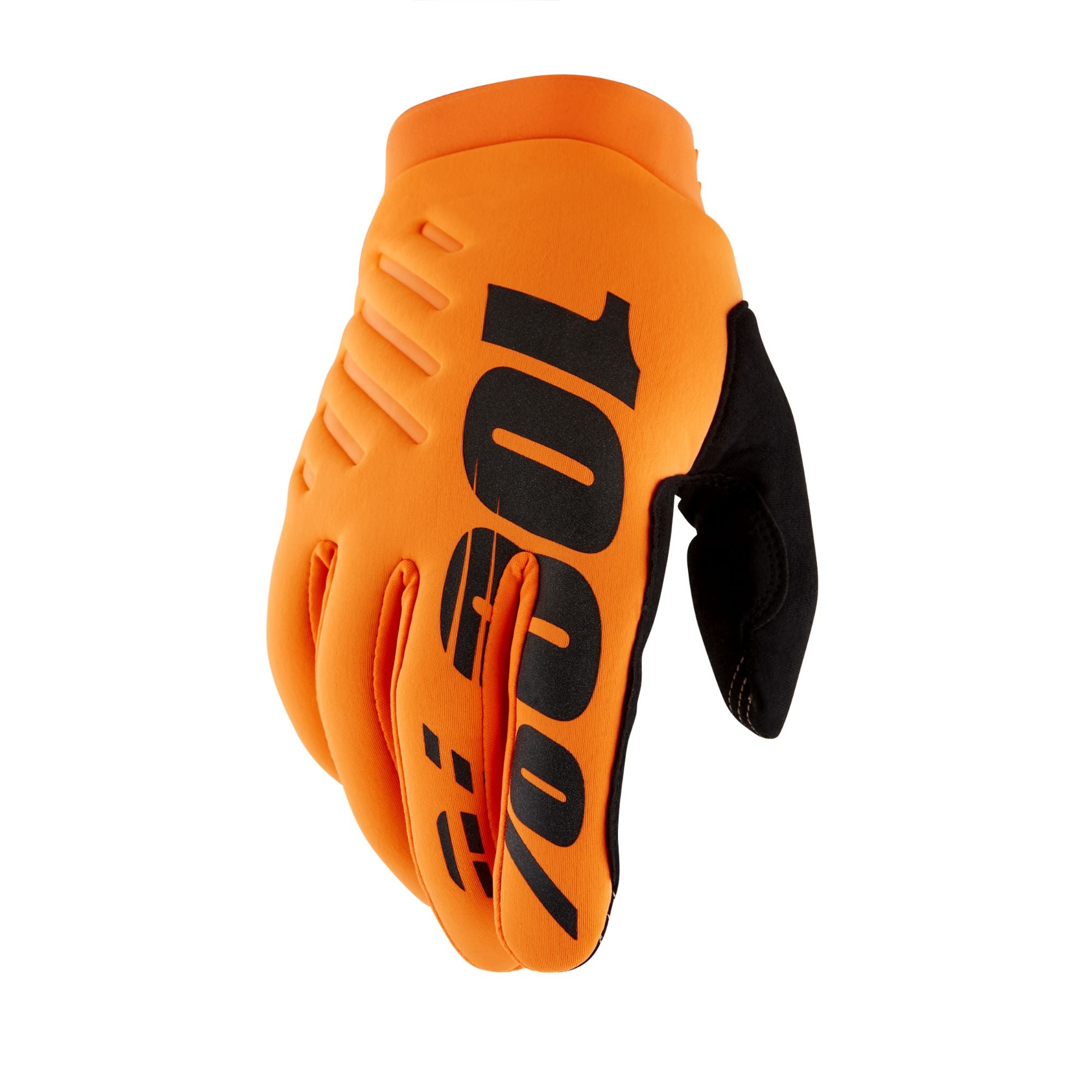 100% Brisker Gloves Fluo Orange / S