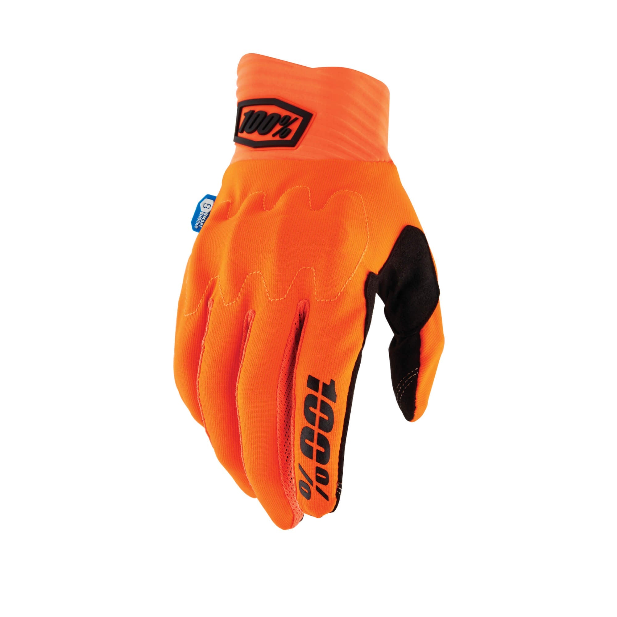 100% Cognito Smart Shock Gloves Fluo Orange / XL