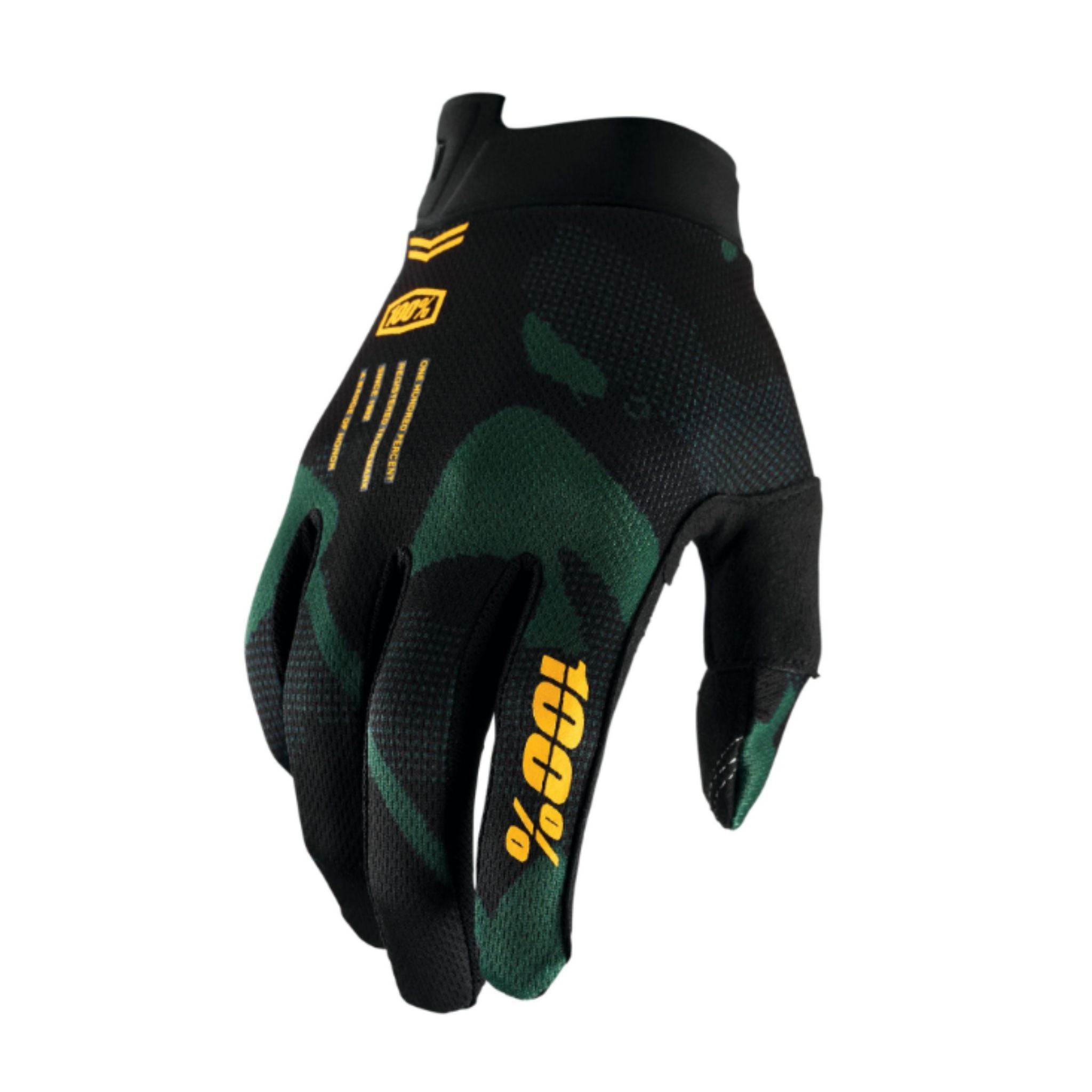 100% iTrack Gloves Sentinel Black / S