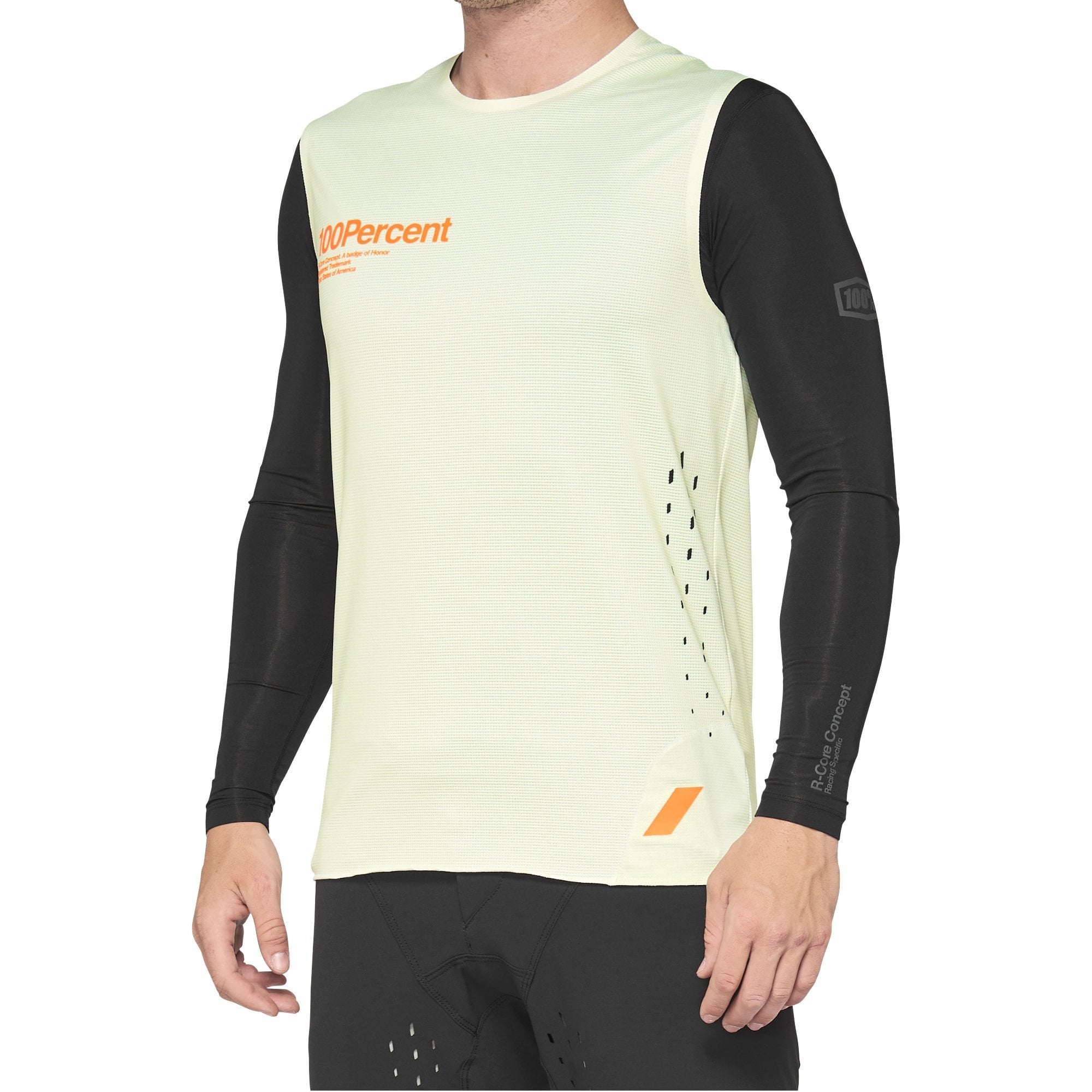 100% R-Core Concept sleeveless Jersey 2021 Yellow / S