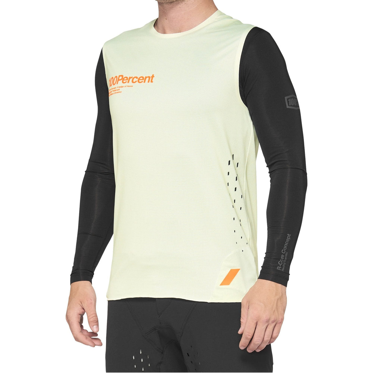 100% R-Core Concept sleeveless Jersey 2021 Yellow / S