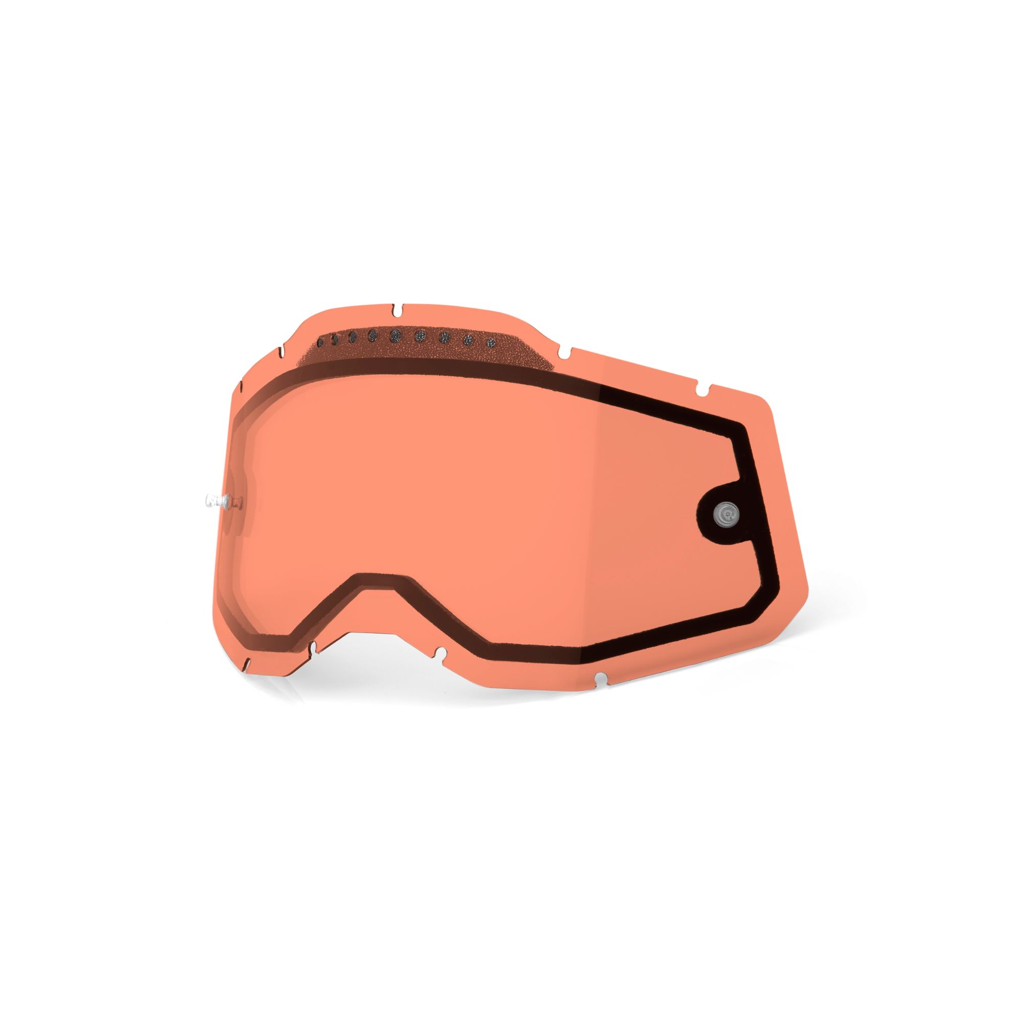 100% Racecraft 2 / Accuri 2 / Strata 2 Dual Pane Vented Lens Rose