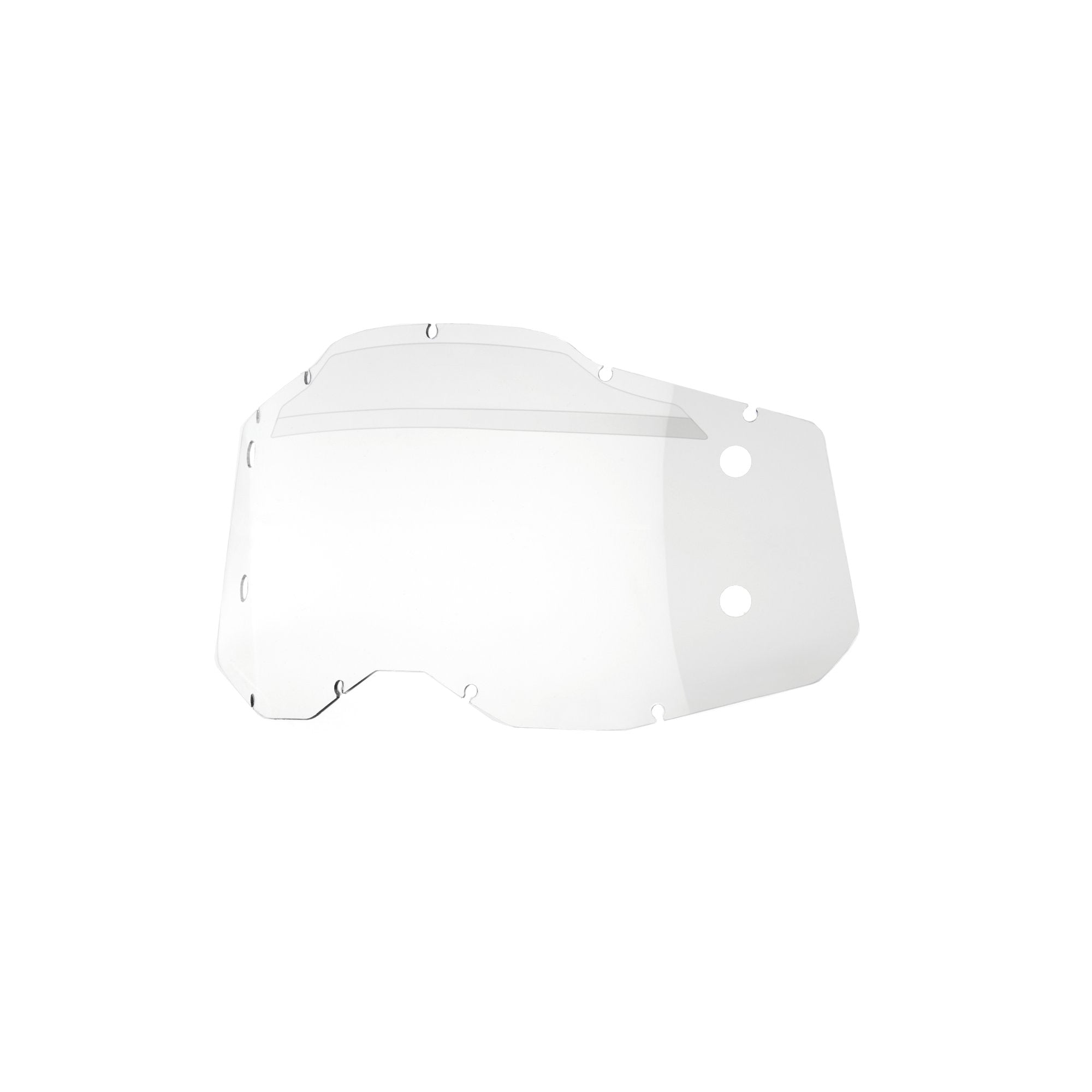 100% Racecraft 2 / Accuri 2 / Strata 2 Forecast Replacement Lens Clear / No Bumps