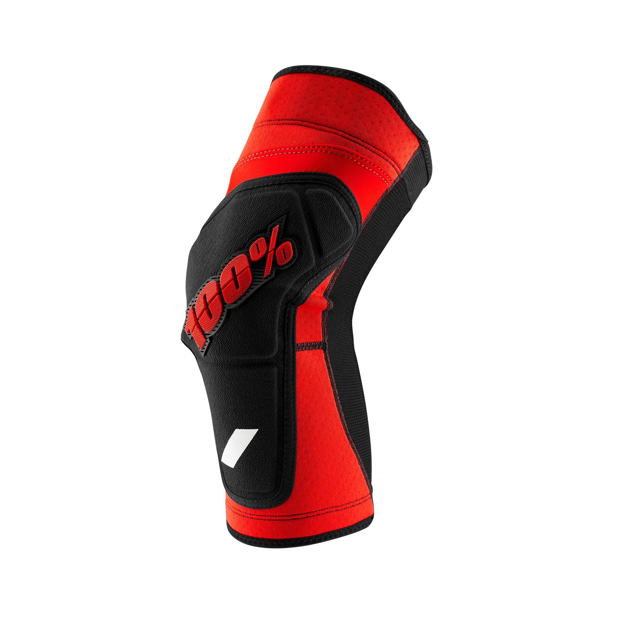 100% Ridecamp Knee Guards Red/Black / S