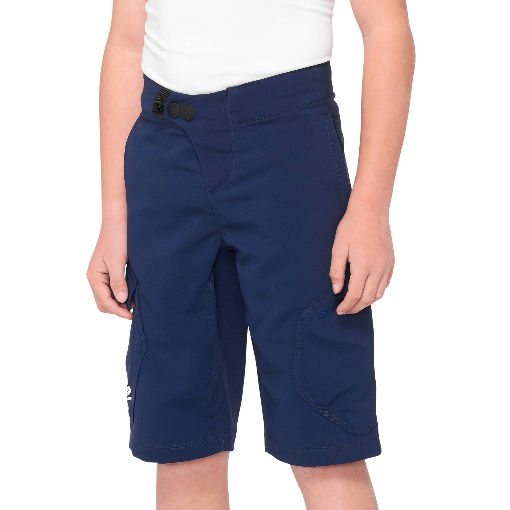 100% Ridecamp Youth Shorts Navy / 22