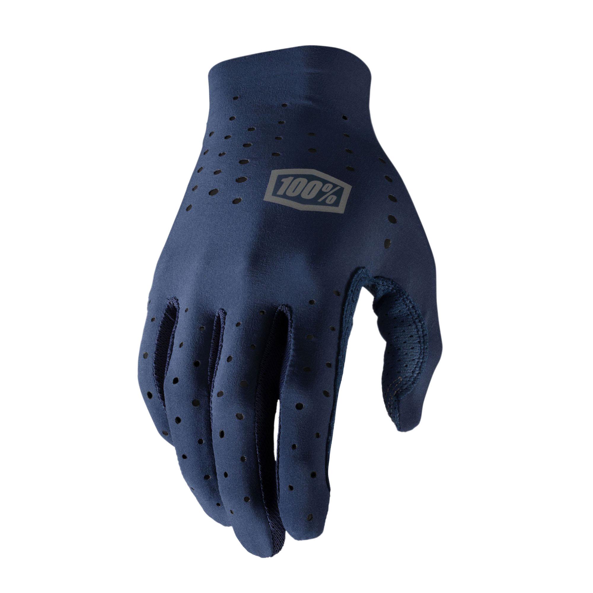 100% Sling Bike Gloves Navy / S
